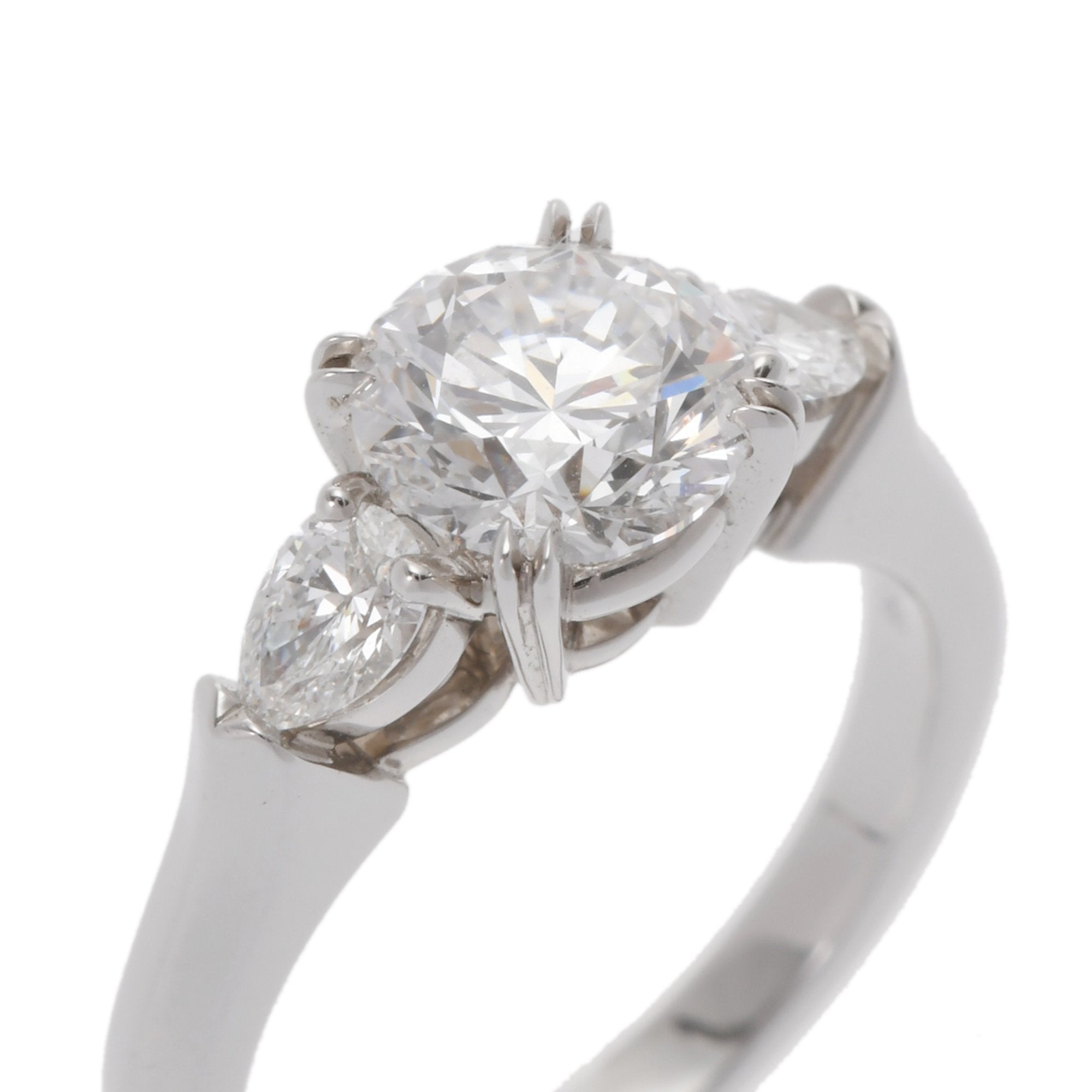 Harry Winston Silver Platinum Band Ring (Pre-Owned)