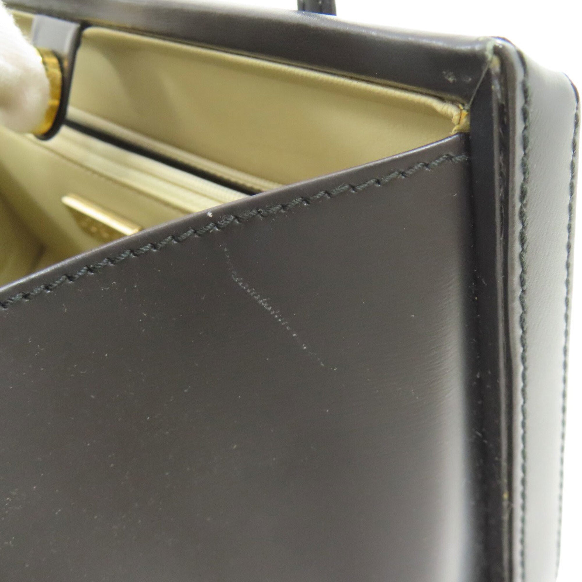 Loewe Black Leather Handbag (Pre-Owned)