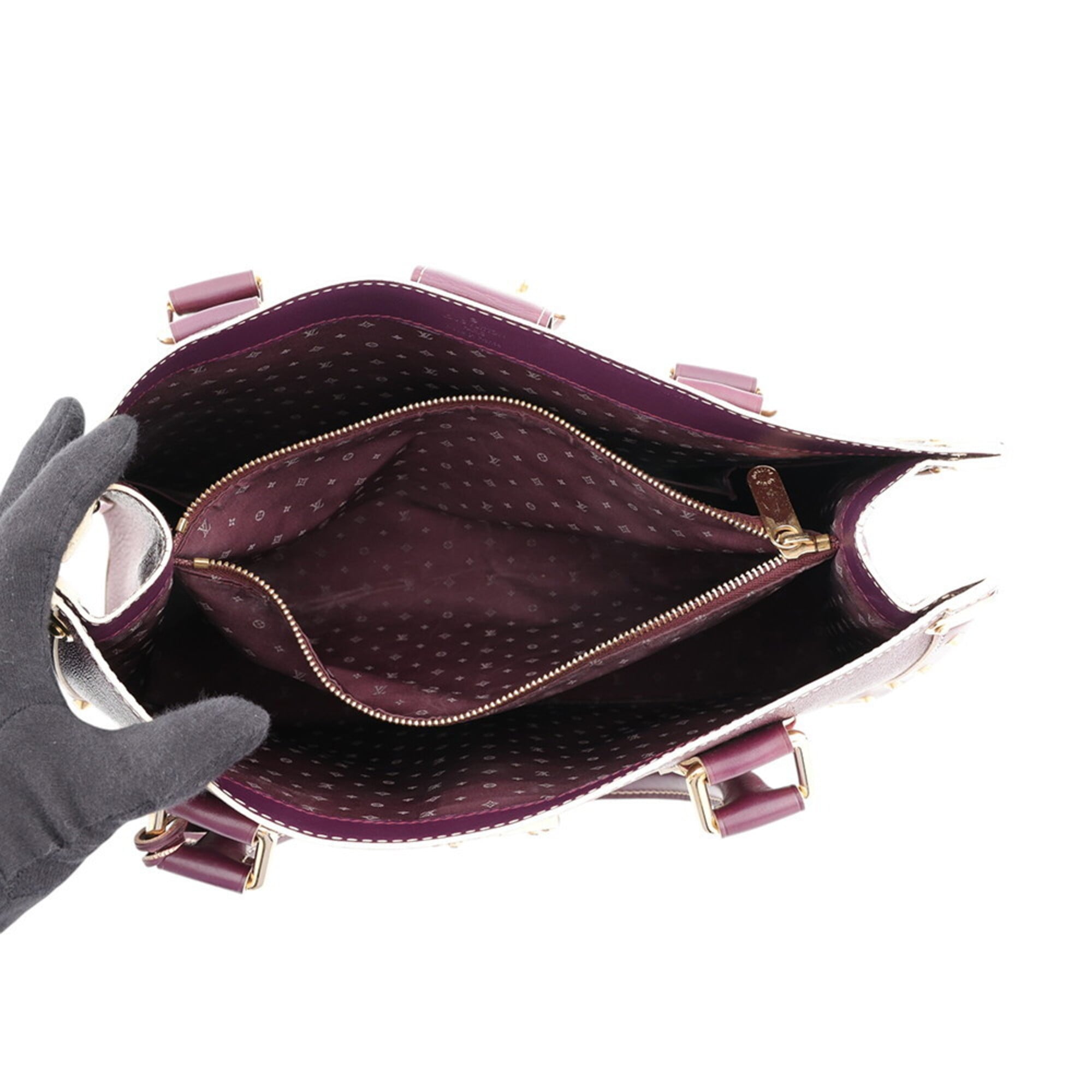 Louis Vuitton Purple Suhali Leather Handbag (Pre-Owned)