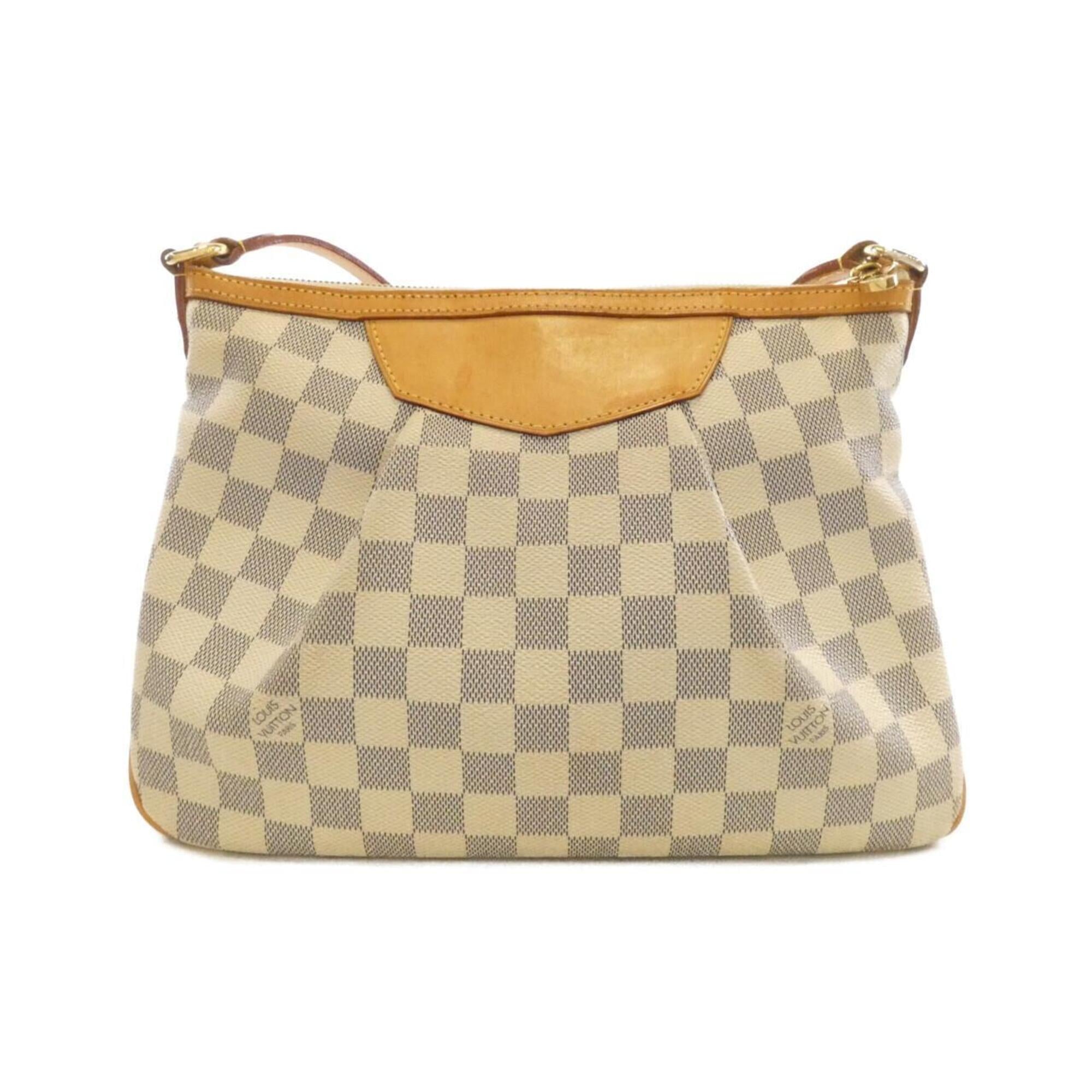 Louis Vuitton Azur Coated Canvas Shoulder Bag (Pre-Owned)