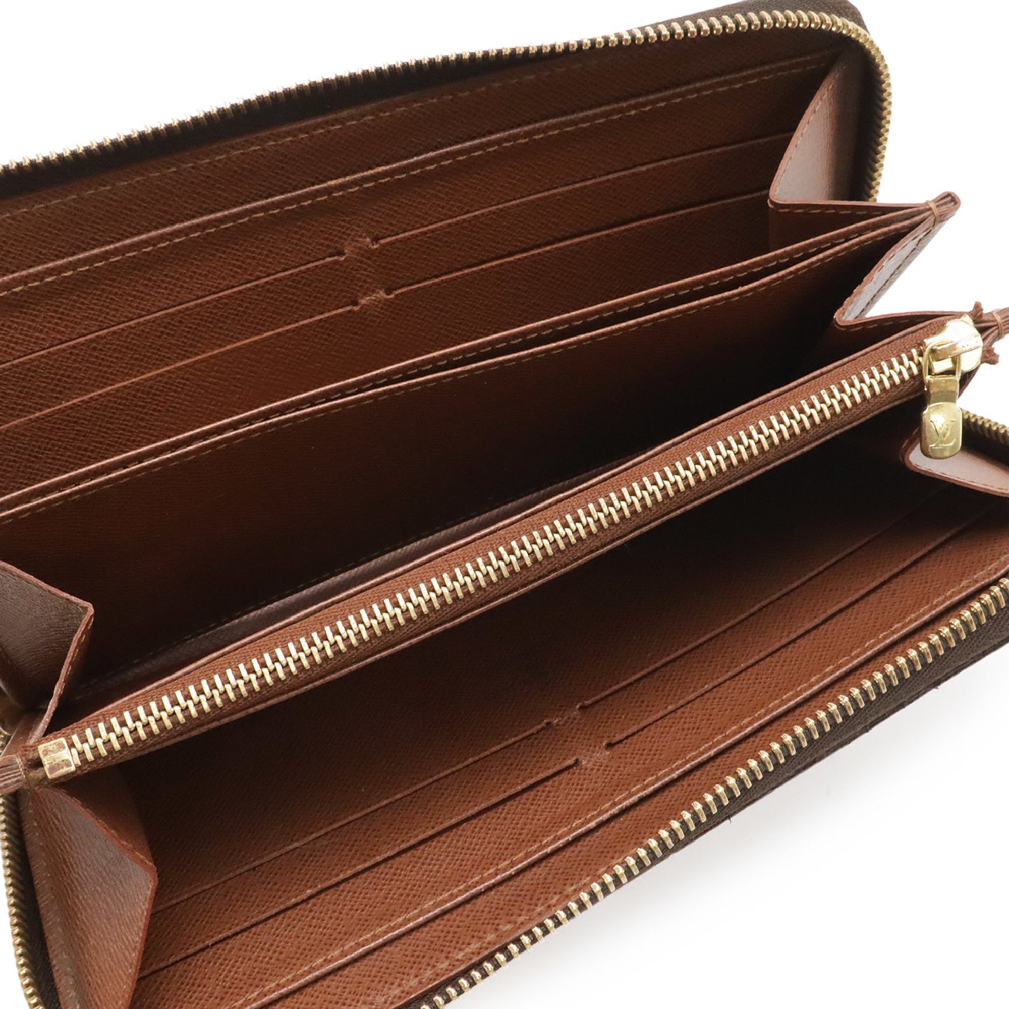Louis Vuitton Monogram Brown Monogram Long Wallet (Bi-Fold) (Pre-Owned)