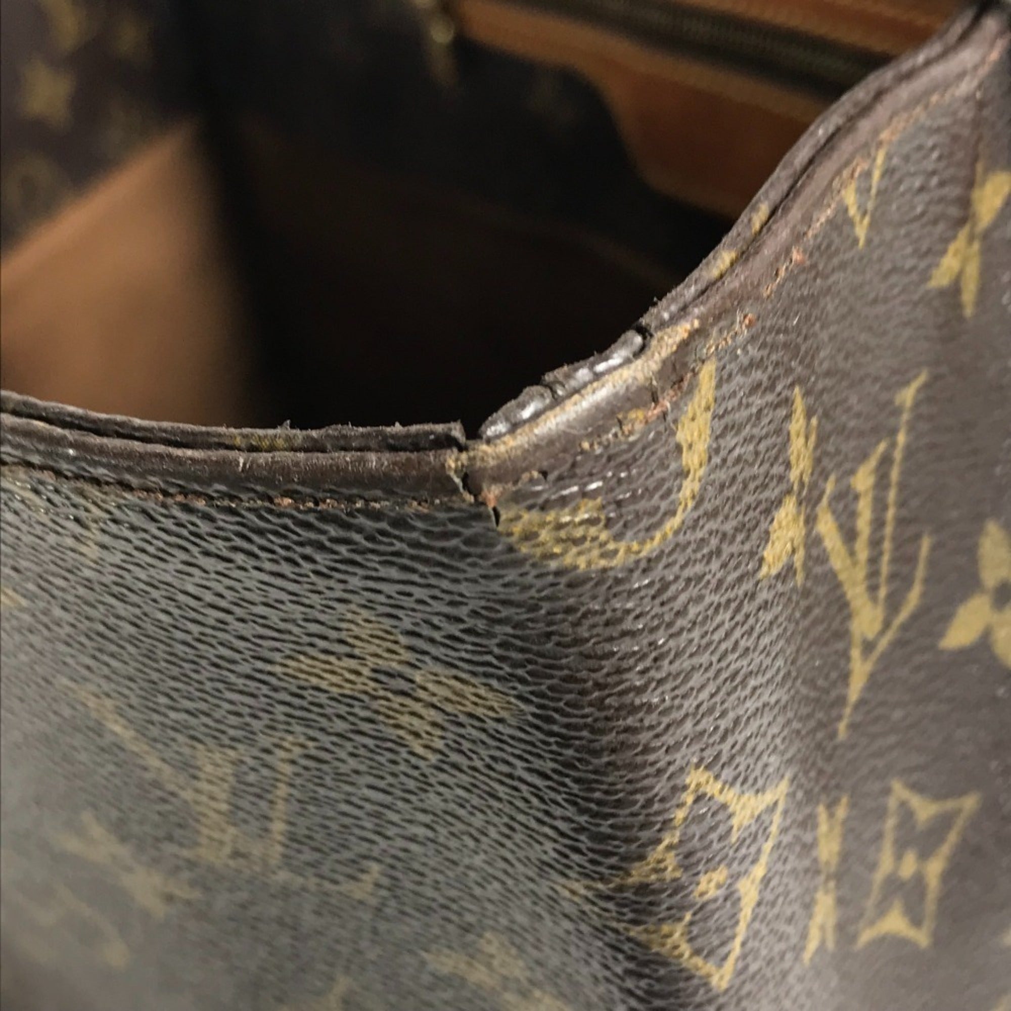 Louis Vuitton Brown Galle Monogram Shoulder Bag Tote Bag (Pre-Owned)