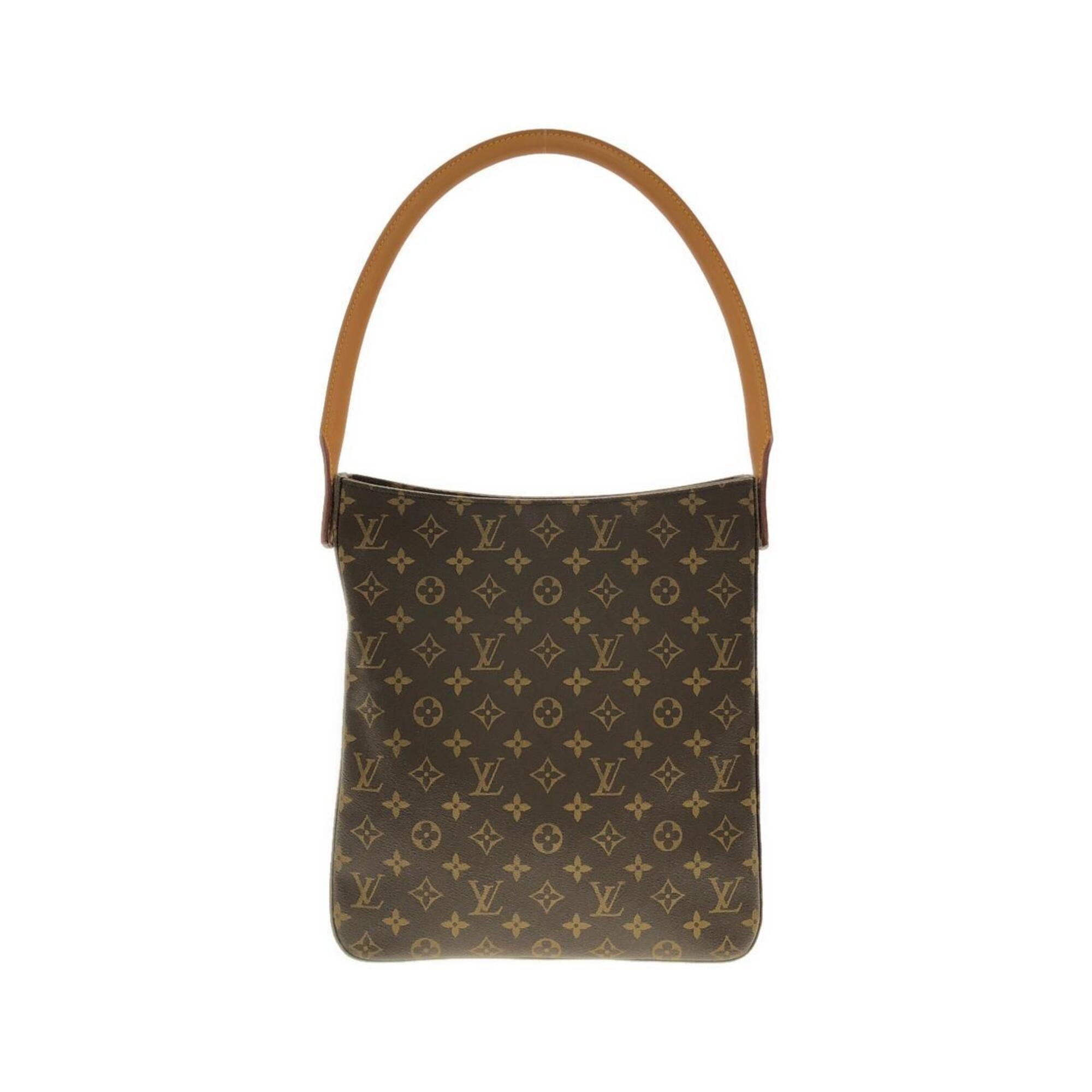 Louis Vuitton Brown Coated Canvas Shoulder Bag (Pre-Owned)