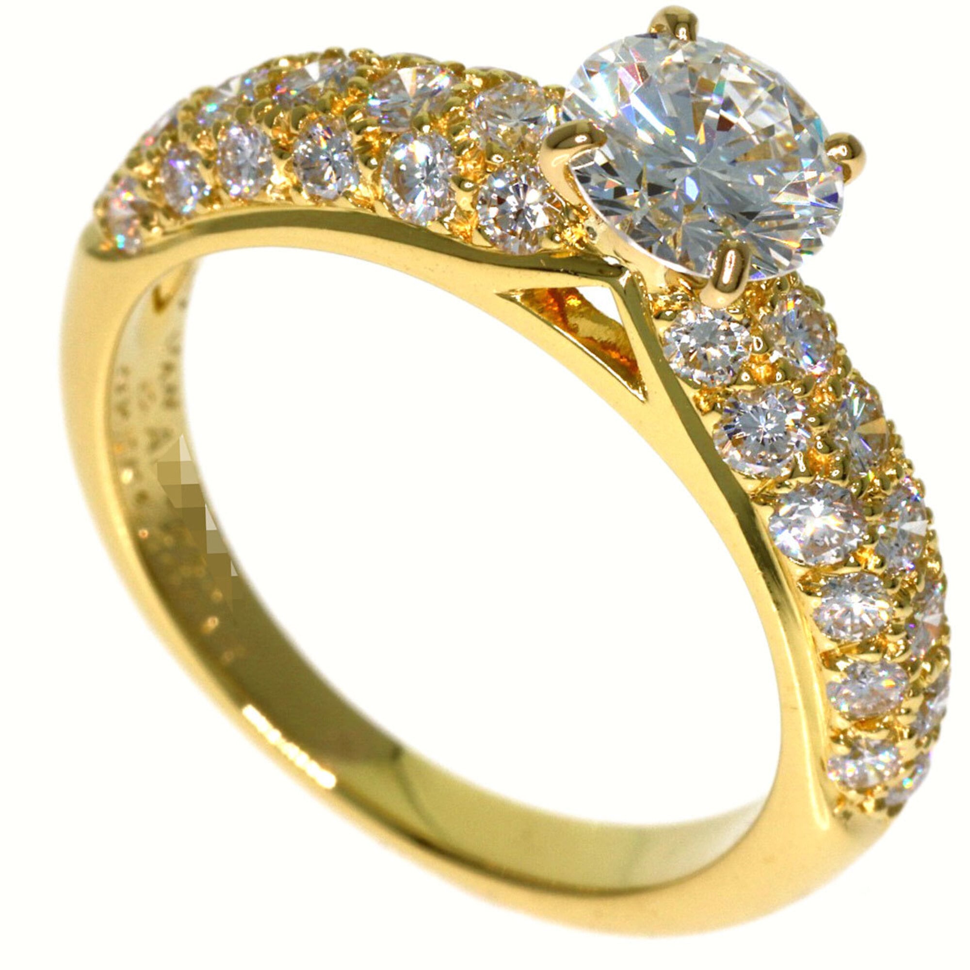 Van Cleef & Arpels Yellow Gold Yellow Gold Band Ring (Pre-Owned)