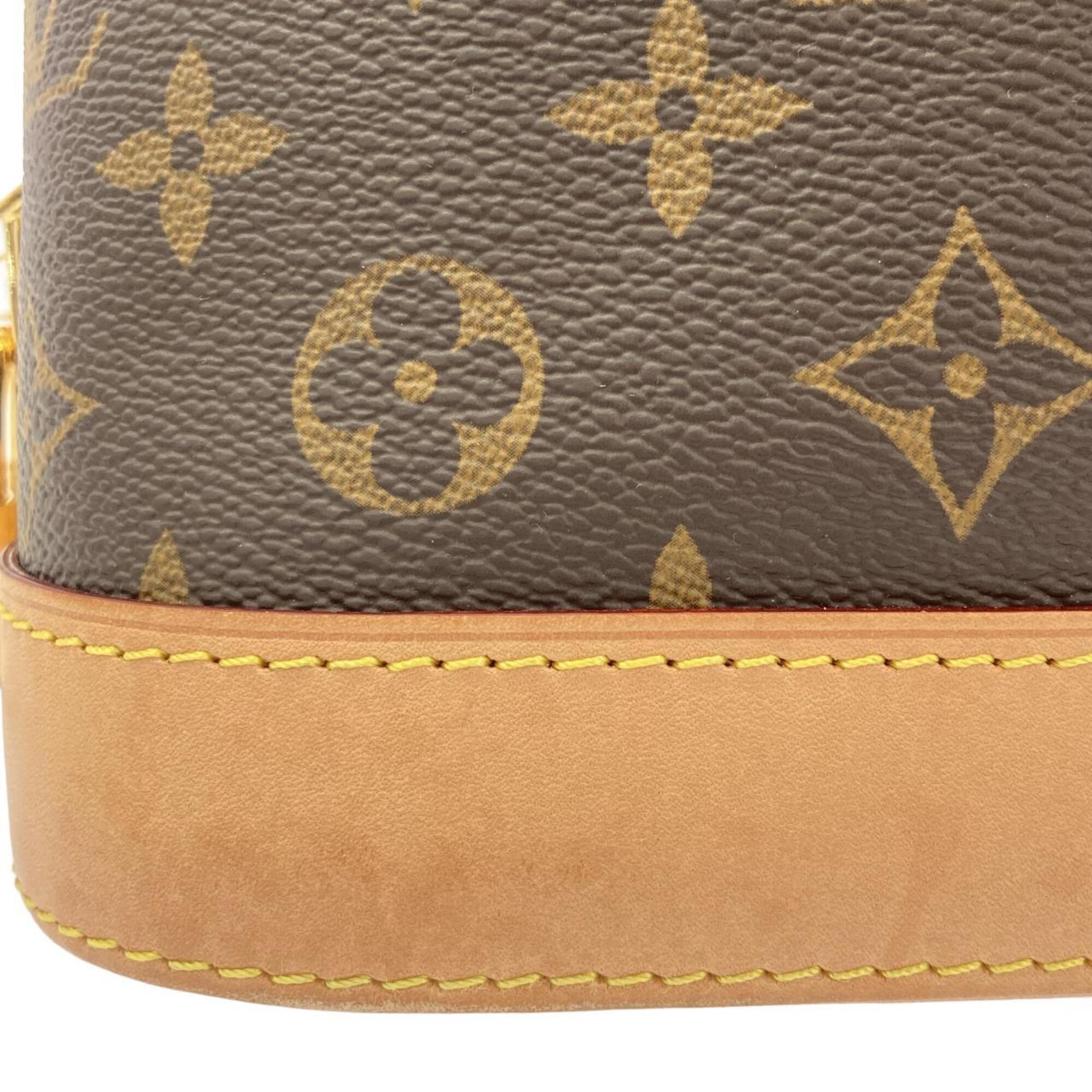 Louis Vuitton Marron Coated Canvas Handbag (Pre-Owned)