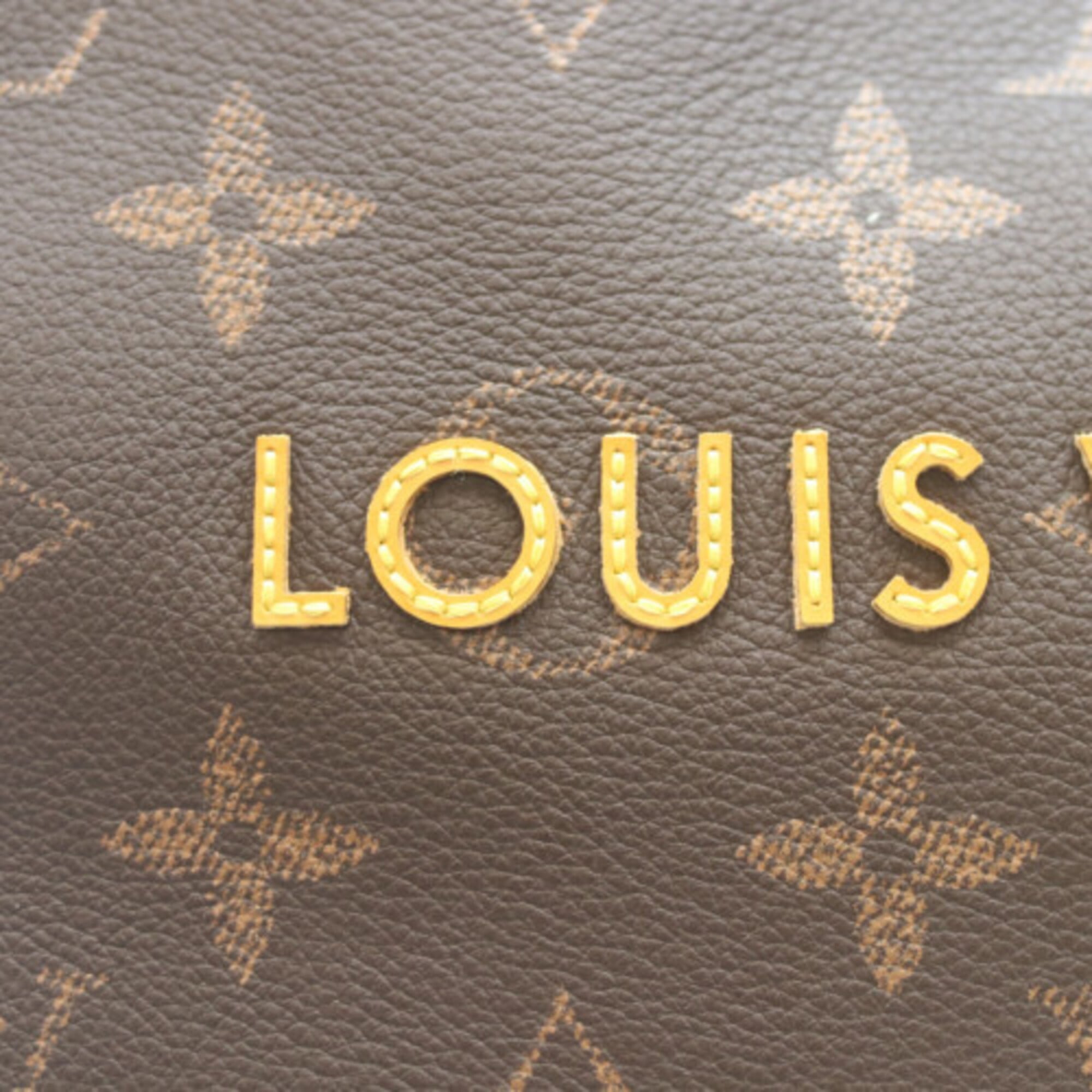 Louis Vuitton Brown Monogram Shoulder Bag Tote Bag (Pre-Owned)