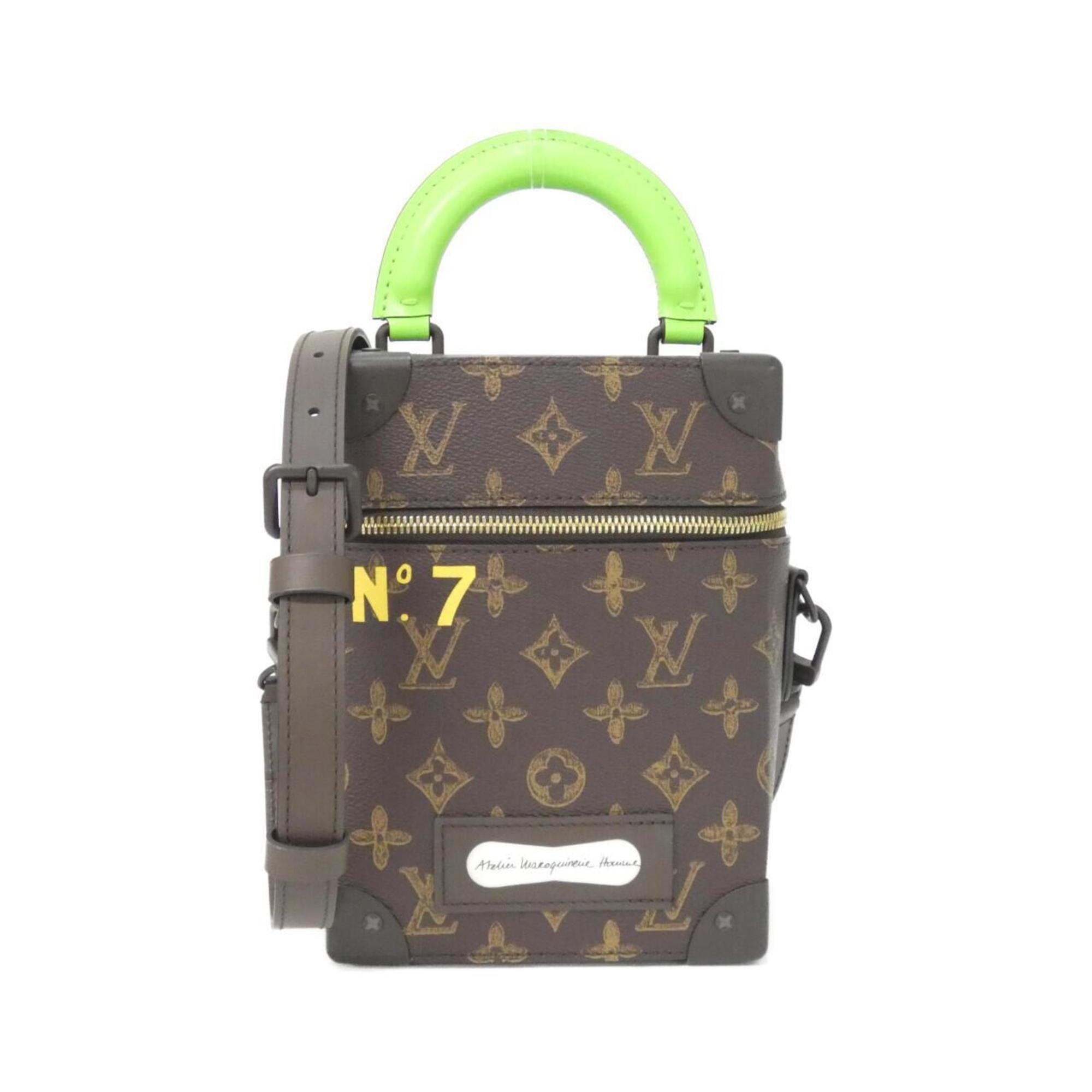 Louis Vuitton Marron Coated Canvas Handbag (Pre-Owned)