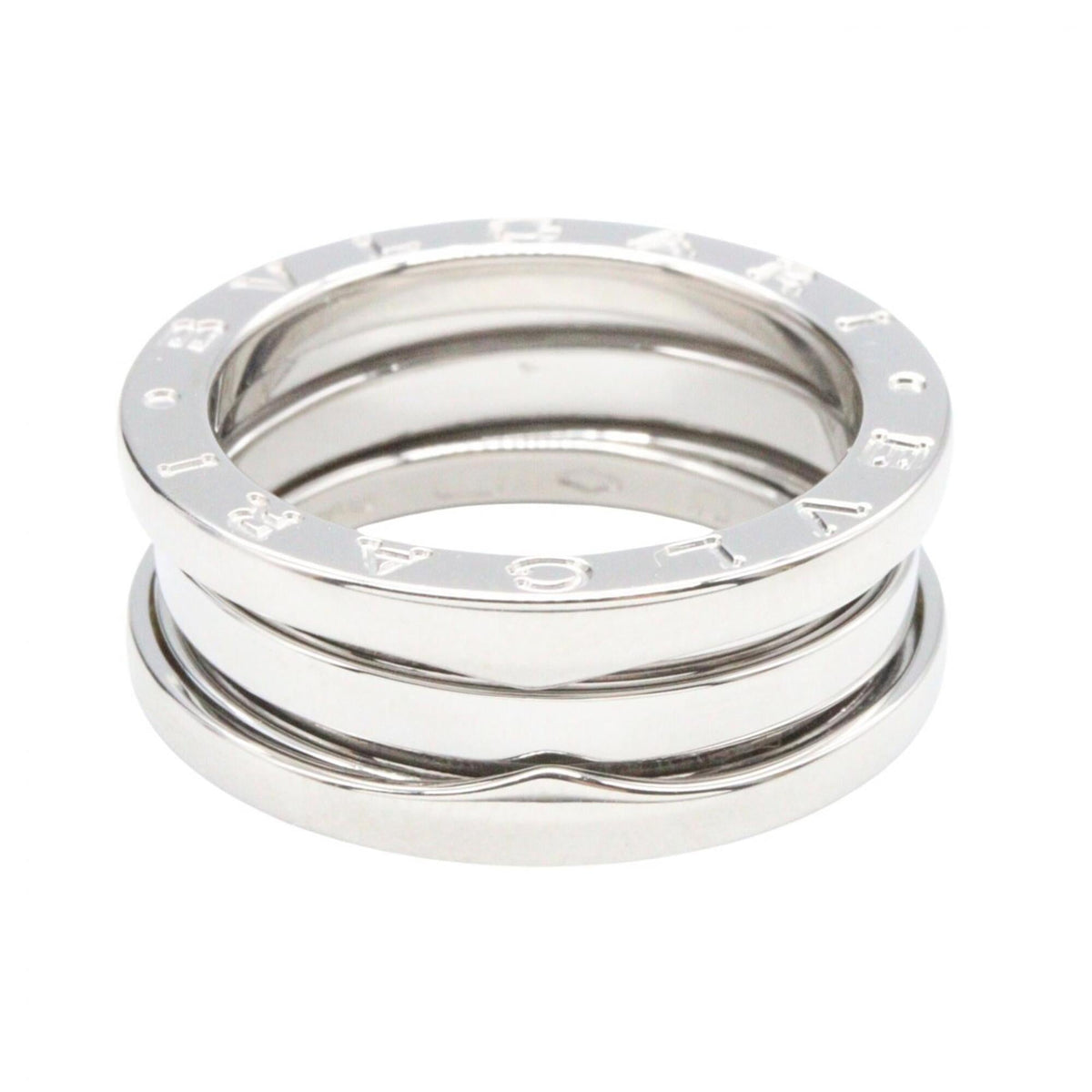 Bvlgari White Gold White Gold (18K) Band Ring (Pre-Owned)