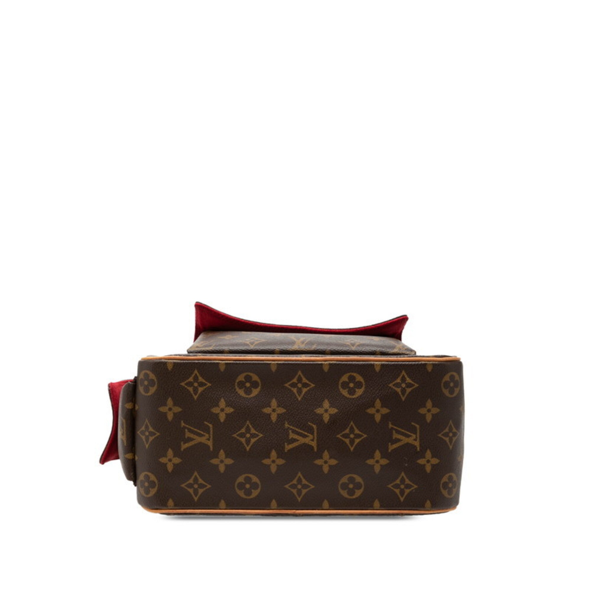 Louis Vuitton Brown Pvc Leather Handbag (Pre-Owned)