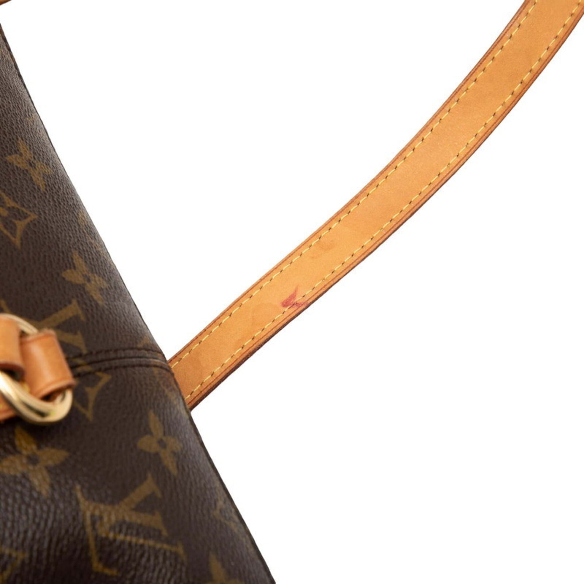 Louis Vuitton Brown Pvc Leather Shoulder Bag Tote Bag (Pre-Owned)