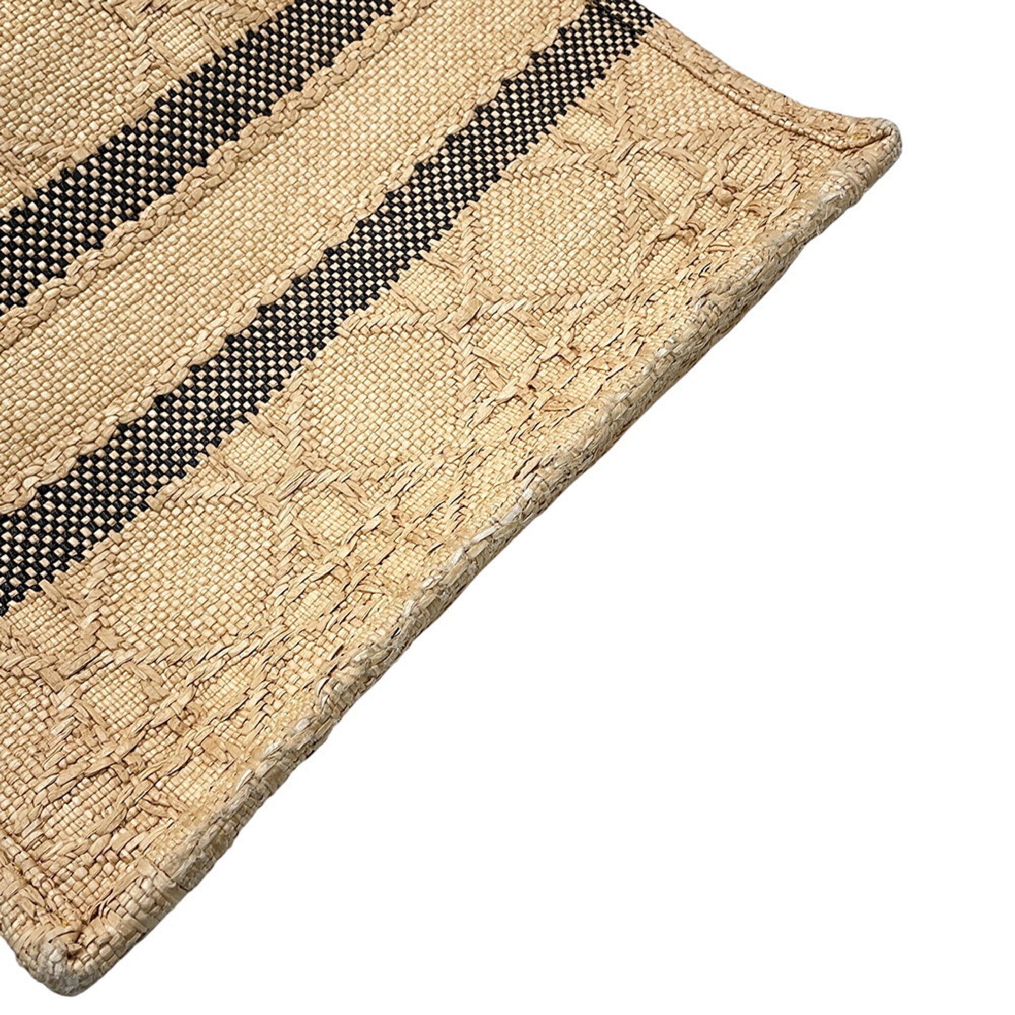Christian Dior Beige Raffia Tote Bag (Pre-Owned)