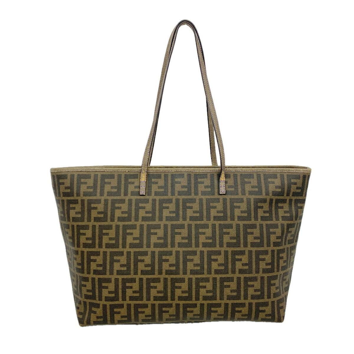 Fendi Brown Pvc Tote Bag (Pre-Owned)