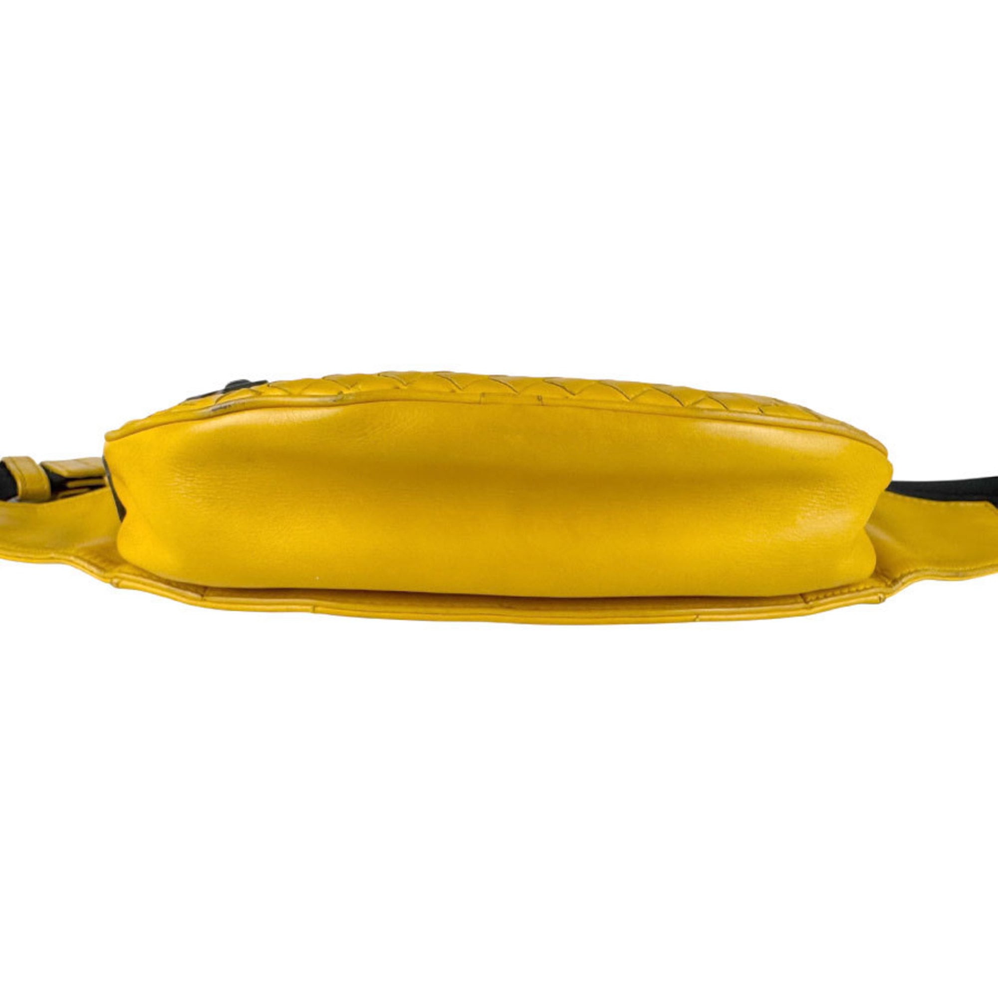 Bottega Veneta Yellow Leather Fanny Pack (Pre-Owned)