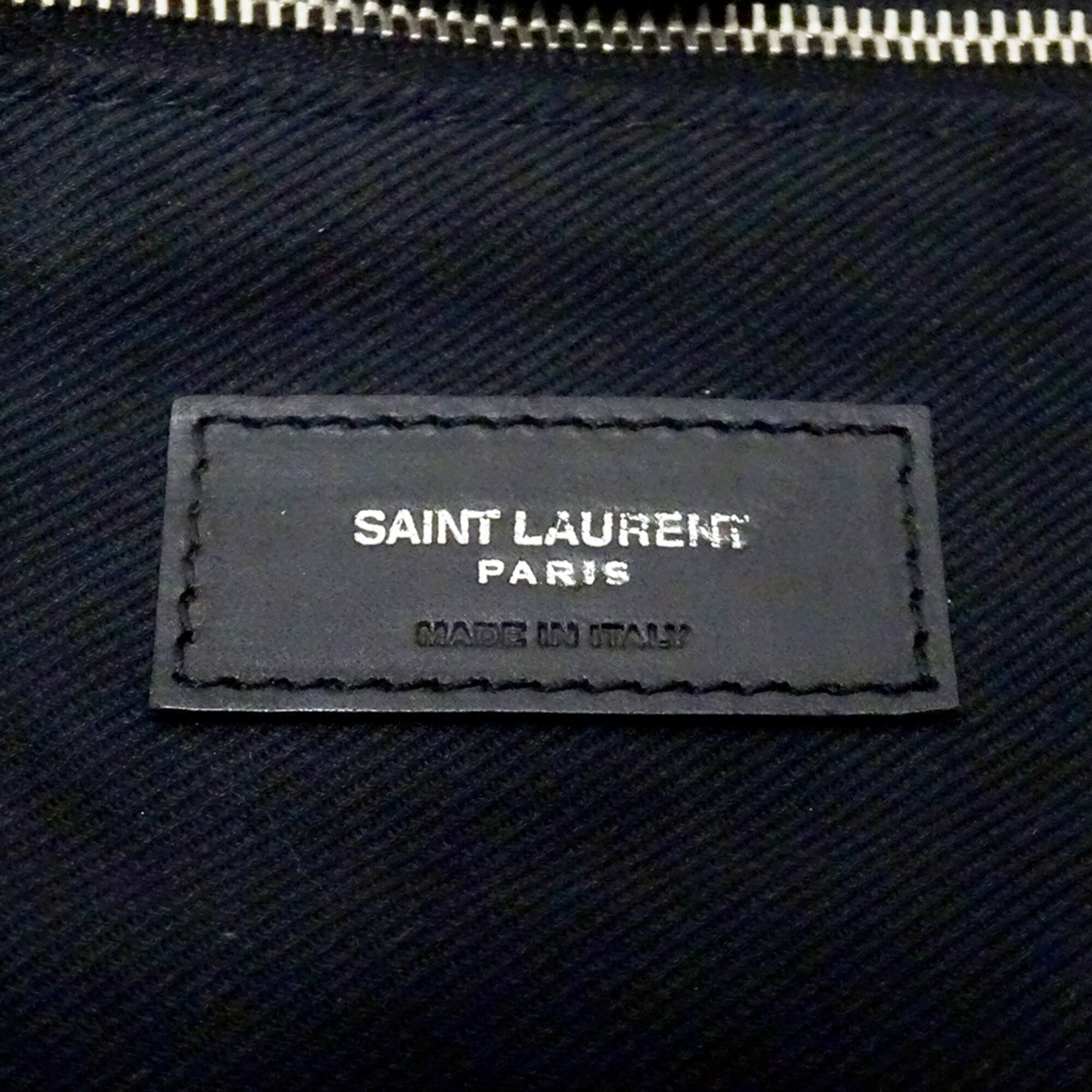 Saint Laurent Black Raffia Handbag Tote Bag (Pre-Owned)