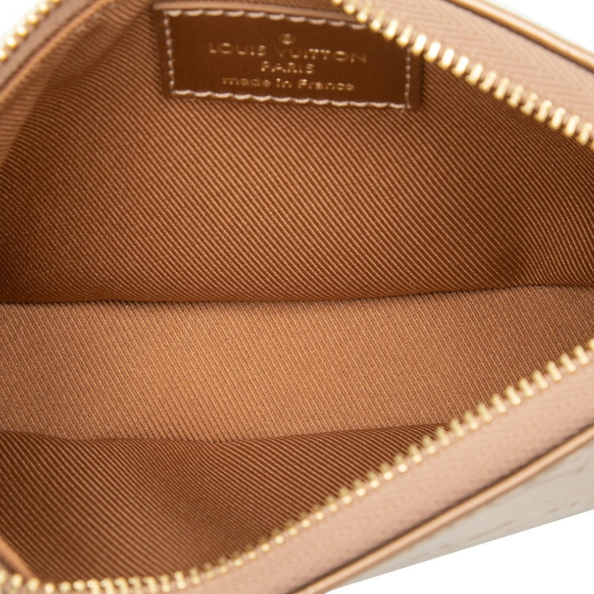 Louis Vuitton Rose Gold Patent Leather Clutch Bag Pochette Pouch (Pre-Owned)
