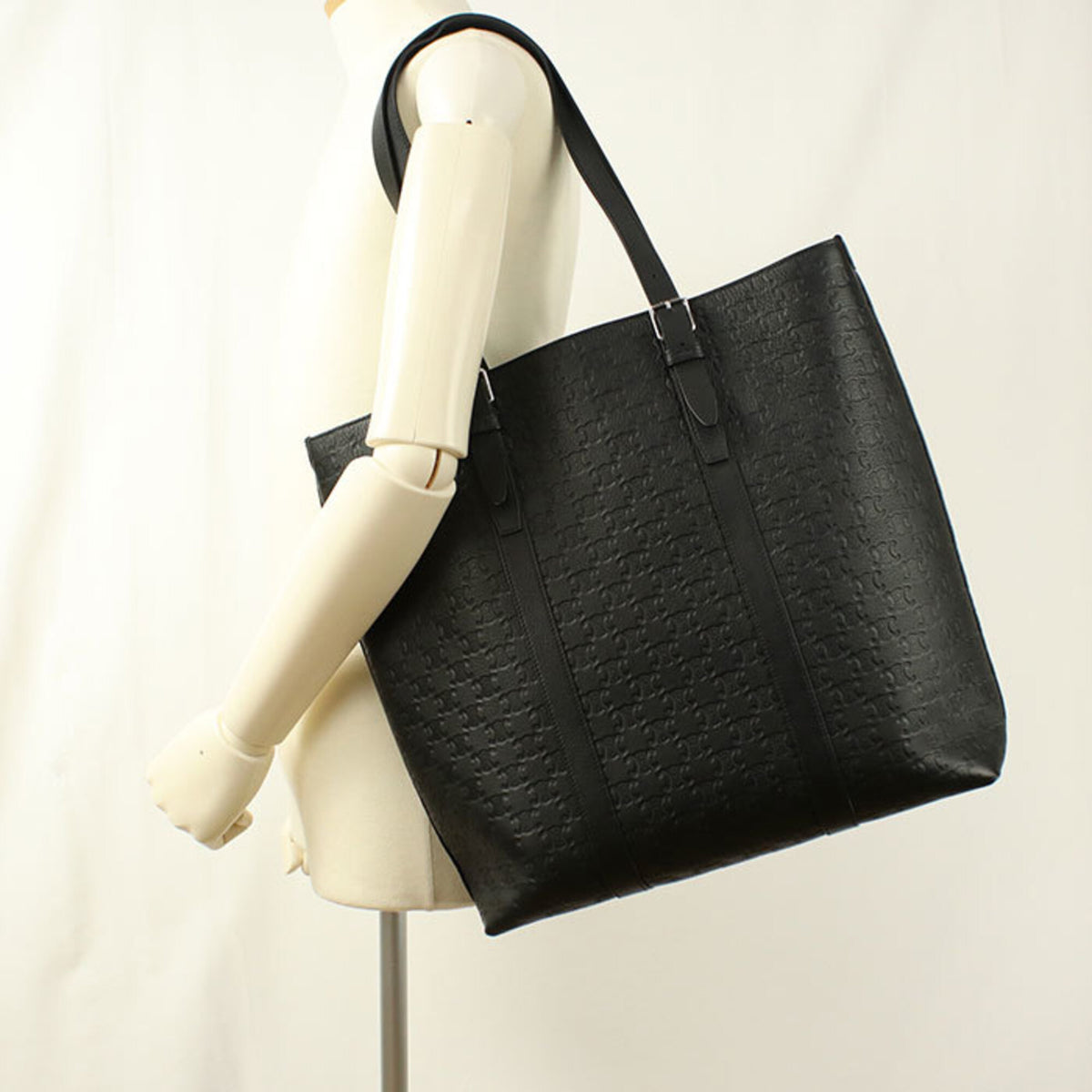 Celine Black Leather Tote Bag (Pre-Owned)
