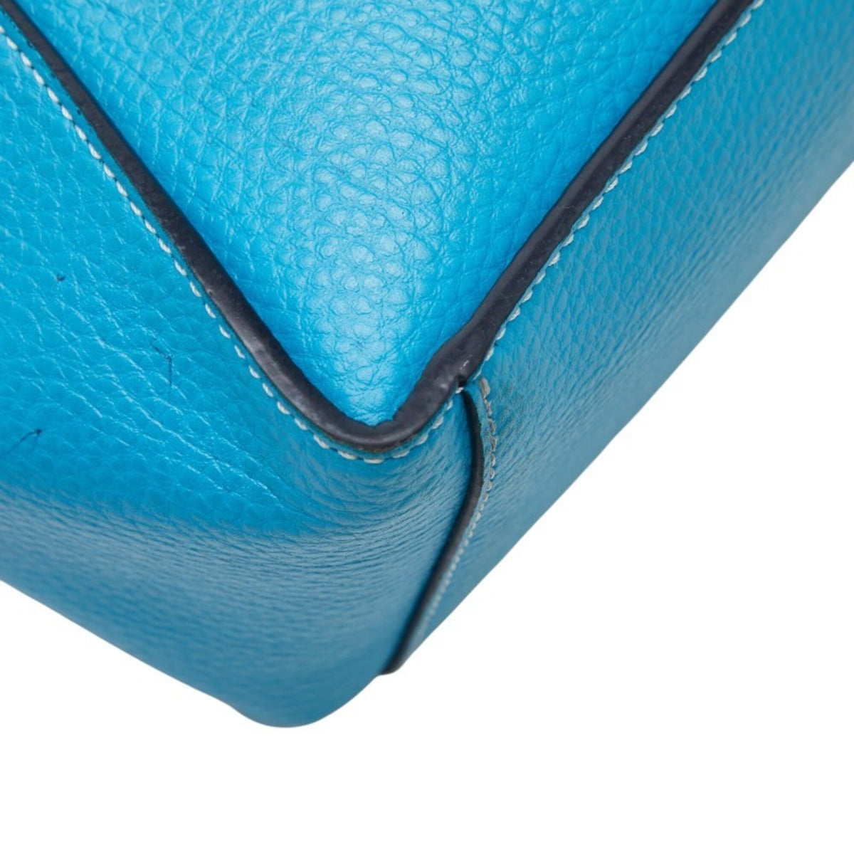 Stella Mccartney Blue Leather Handbag Shoulder Bag (Pre-Owned)