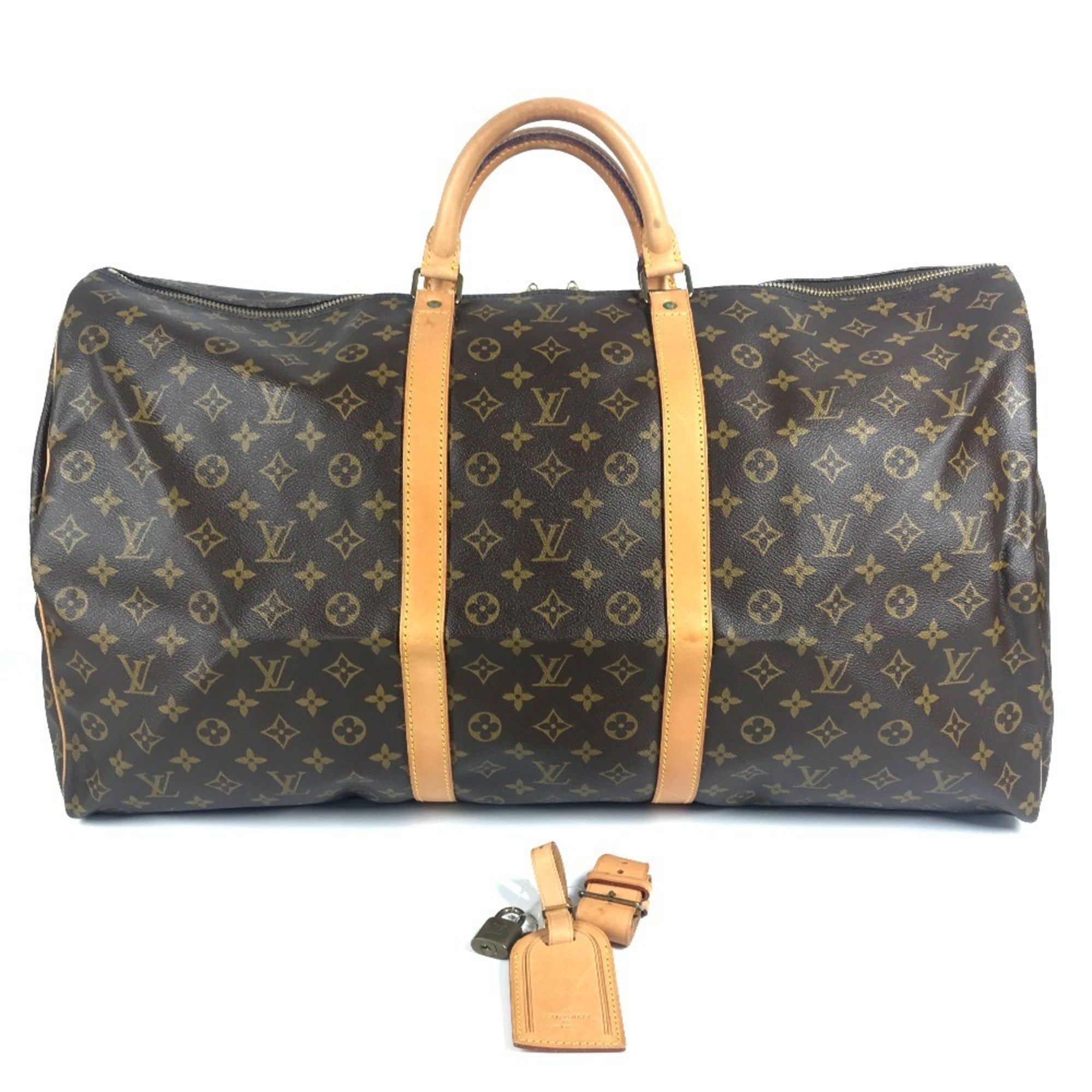 Louis Vuitton Brown Monogram Monogram Boston Bag Handbag (Pre-Owned)