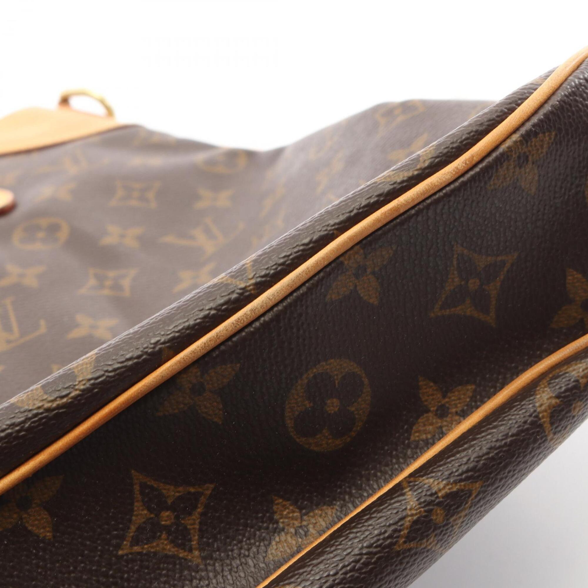 Louis Vuitton Brown Coated Canvas Pvc Monogram Leather Handbag (Pre-Owned)