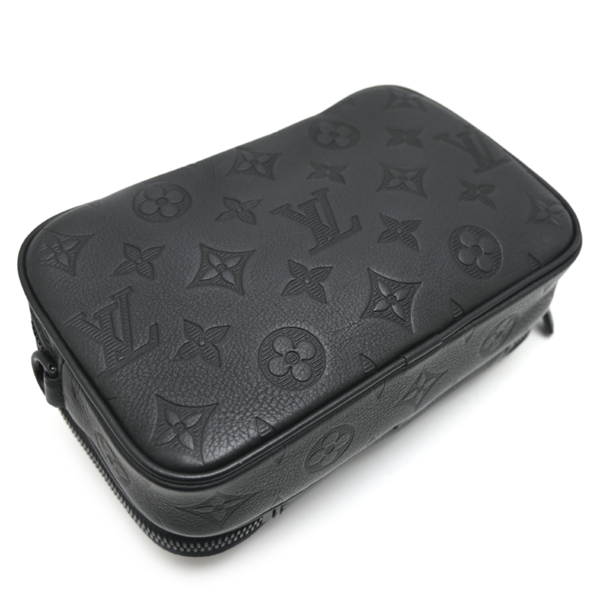 Louis Vuitton Black Monogram Shadow Shoulder Bag (Pre-Owned)