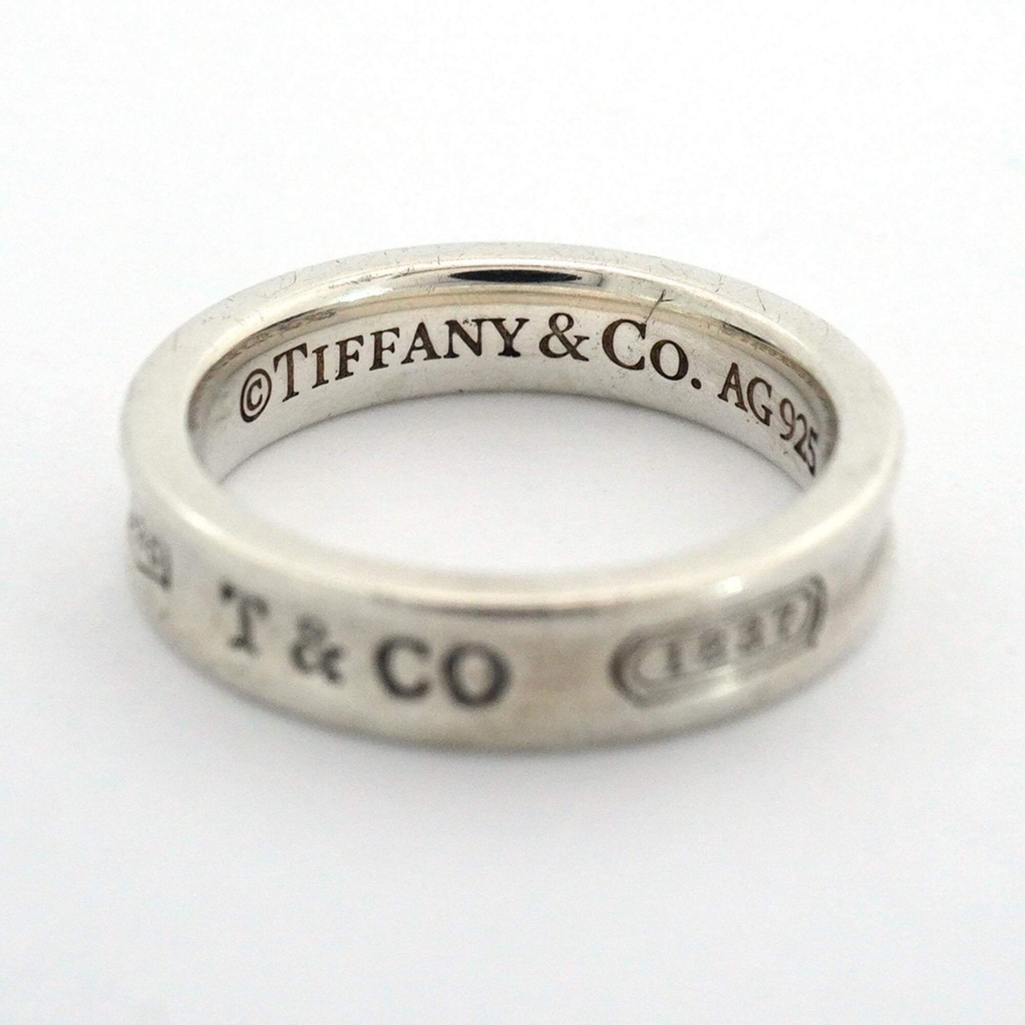 Tiffany Silver 925 Band Ring (Pre-Owned)