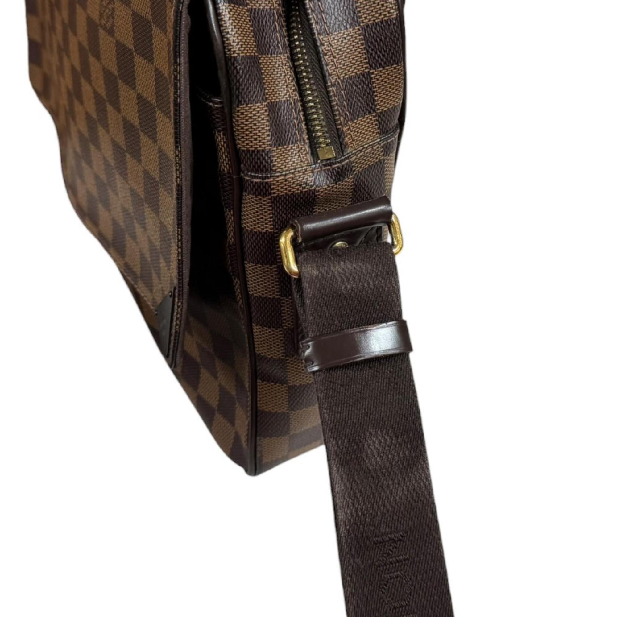Louis Vuitton Damier Brown Damier Canvas Handbag Shoulder Bag (Pre-Owned)