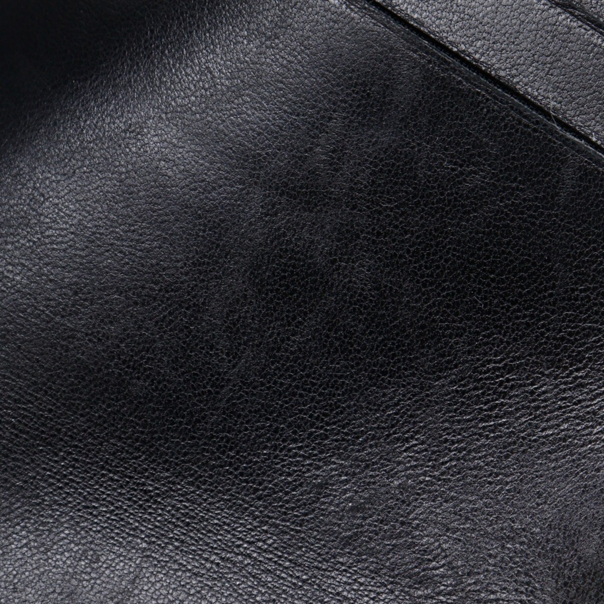 Chanel Black Patent Leather Wallet (Tri-Fold) (Pre-Owned)