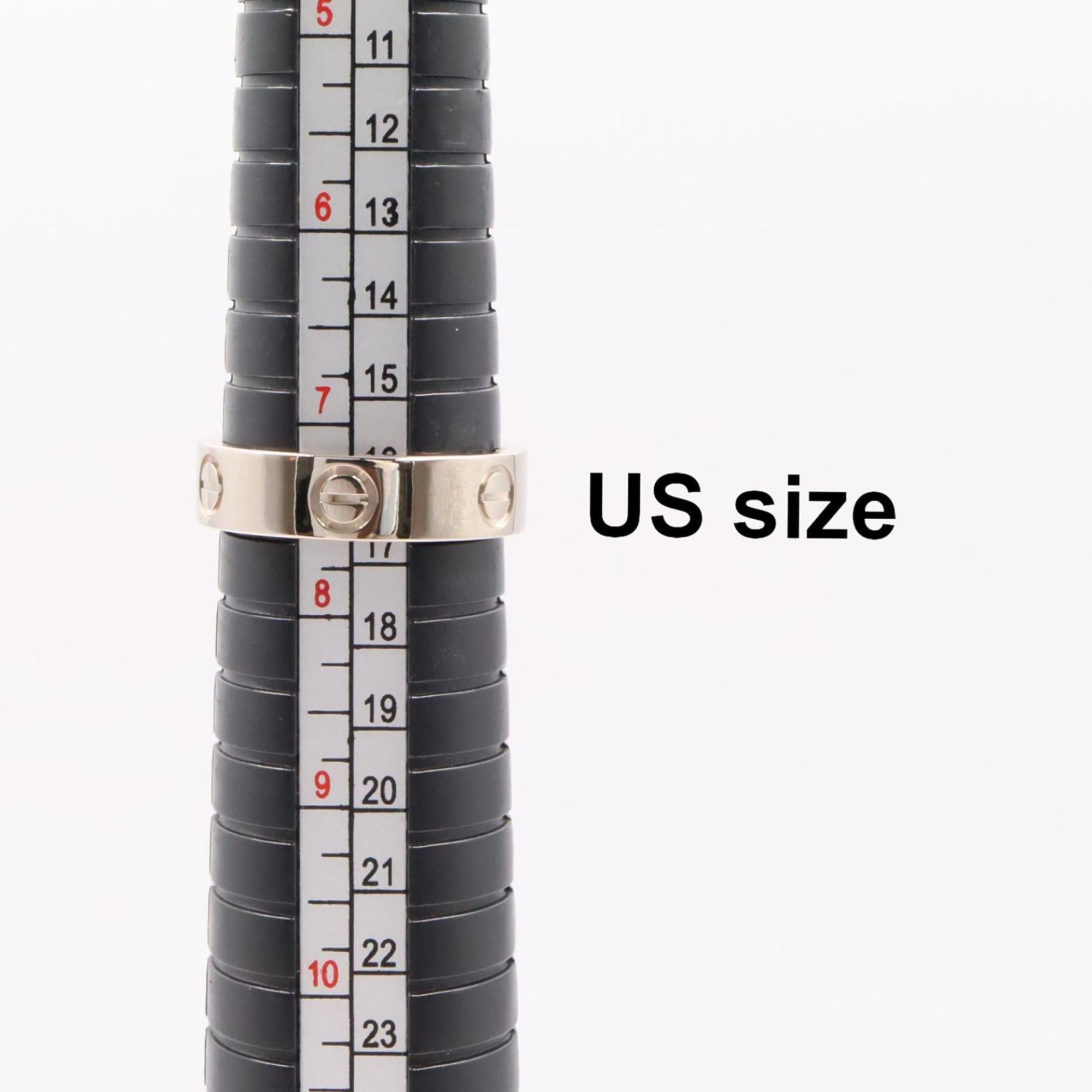 Cartier Silver White Gold (18K) Band Ring (Pre-Owned)