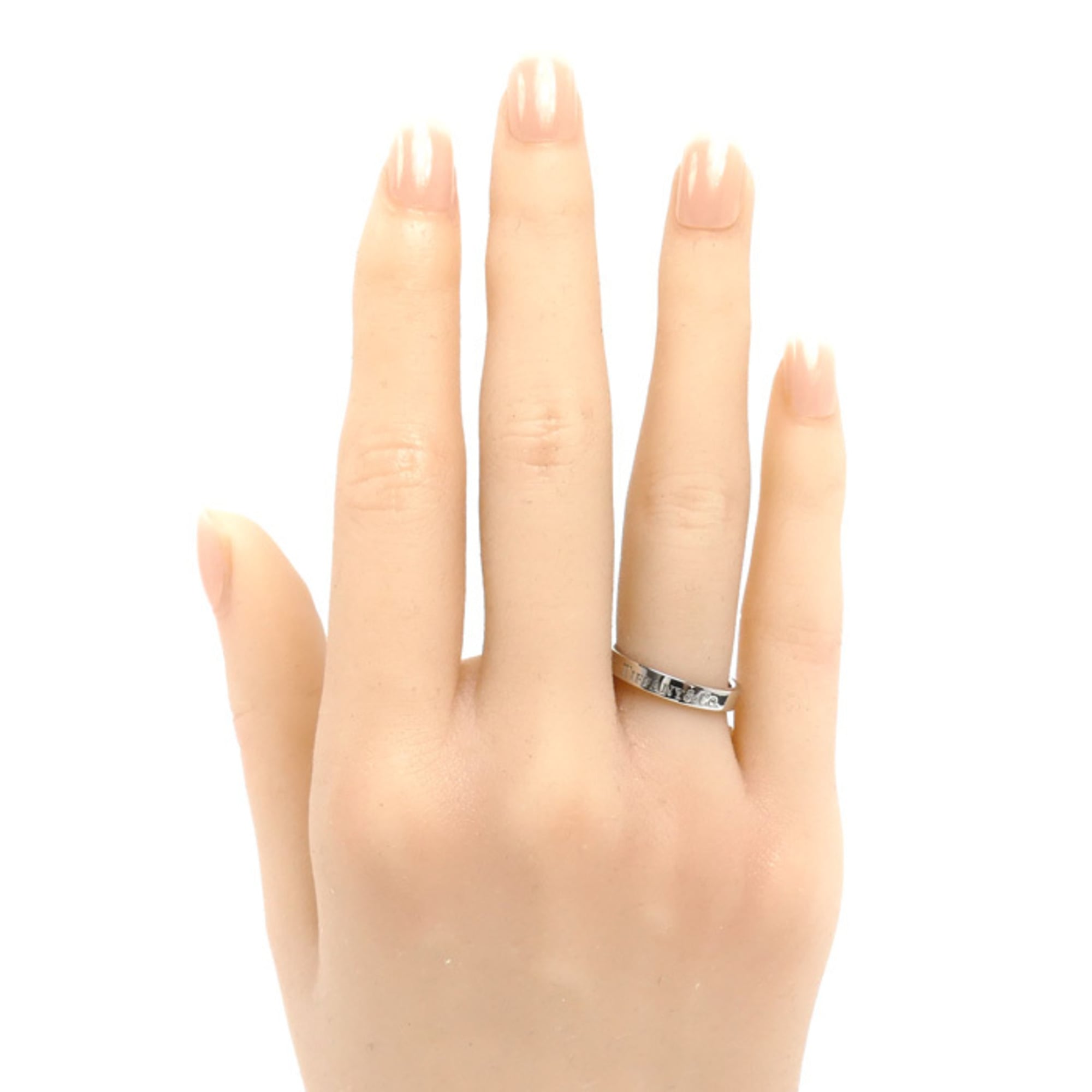 Tiffany Platinum 950 Band Ring (Pre-Owned)