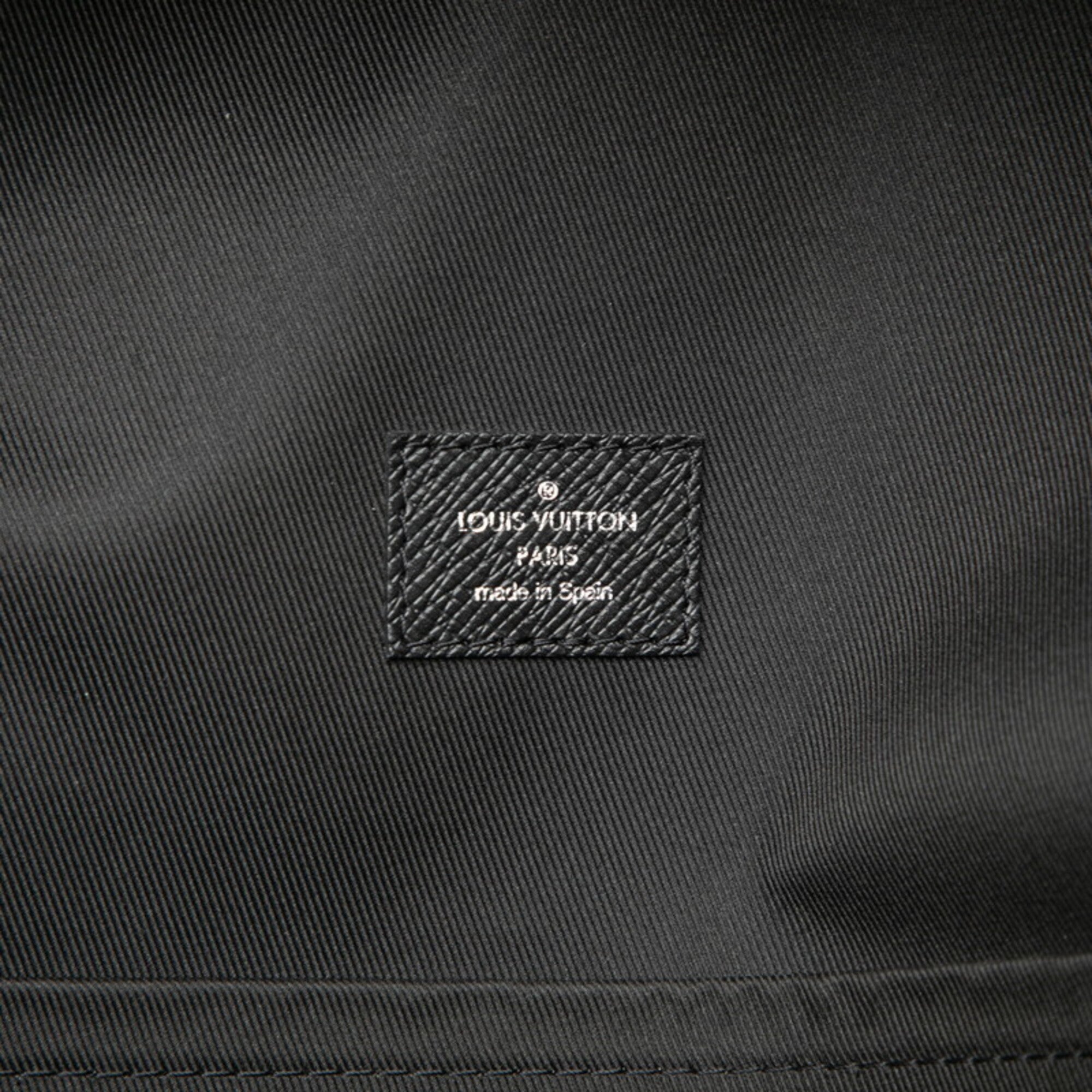 Louis Vuitton Black Pvc Leather Backpack (Pre-Owned)