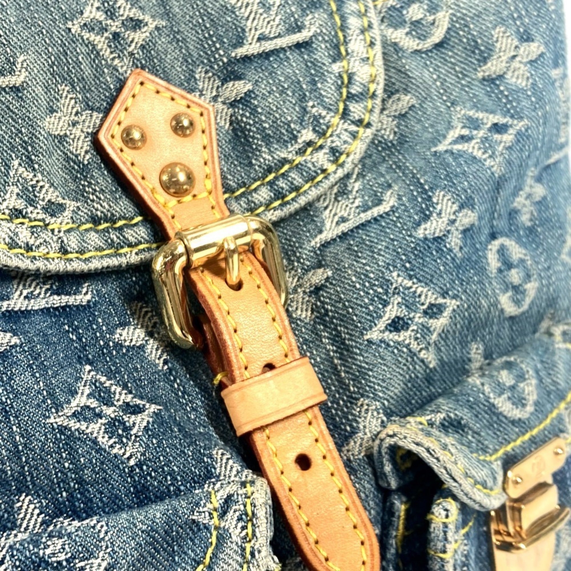 Louis Vuitton Blue Monogram Monogram Denim Backpack (Pre-Owned)