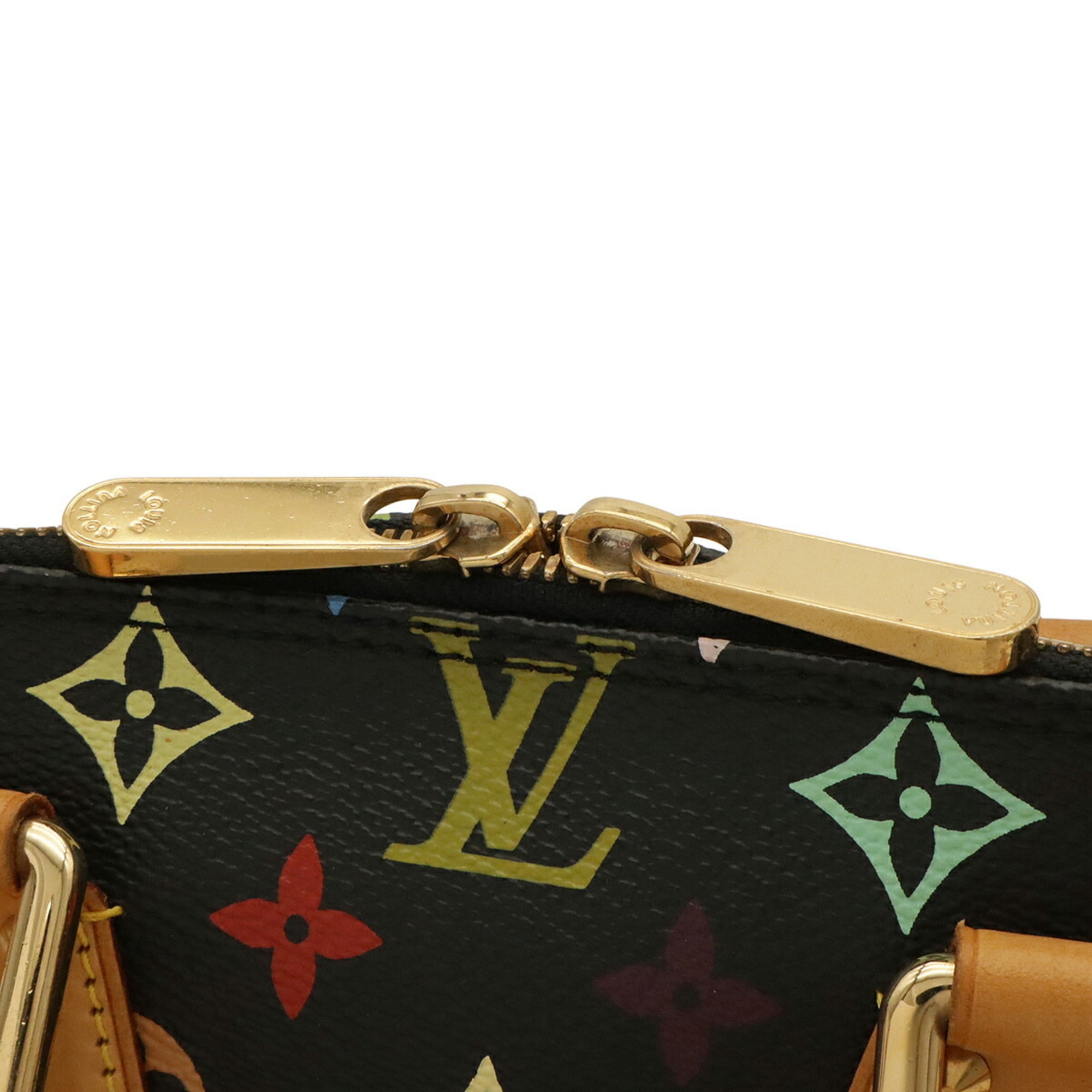 Louis Vuitton Noir Monogram Canvas Handbag (Pre-Owned)