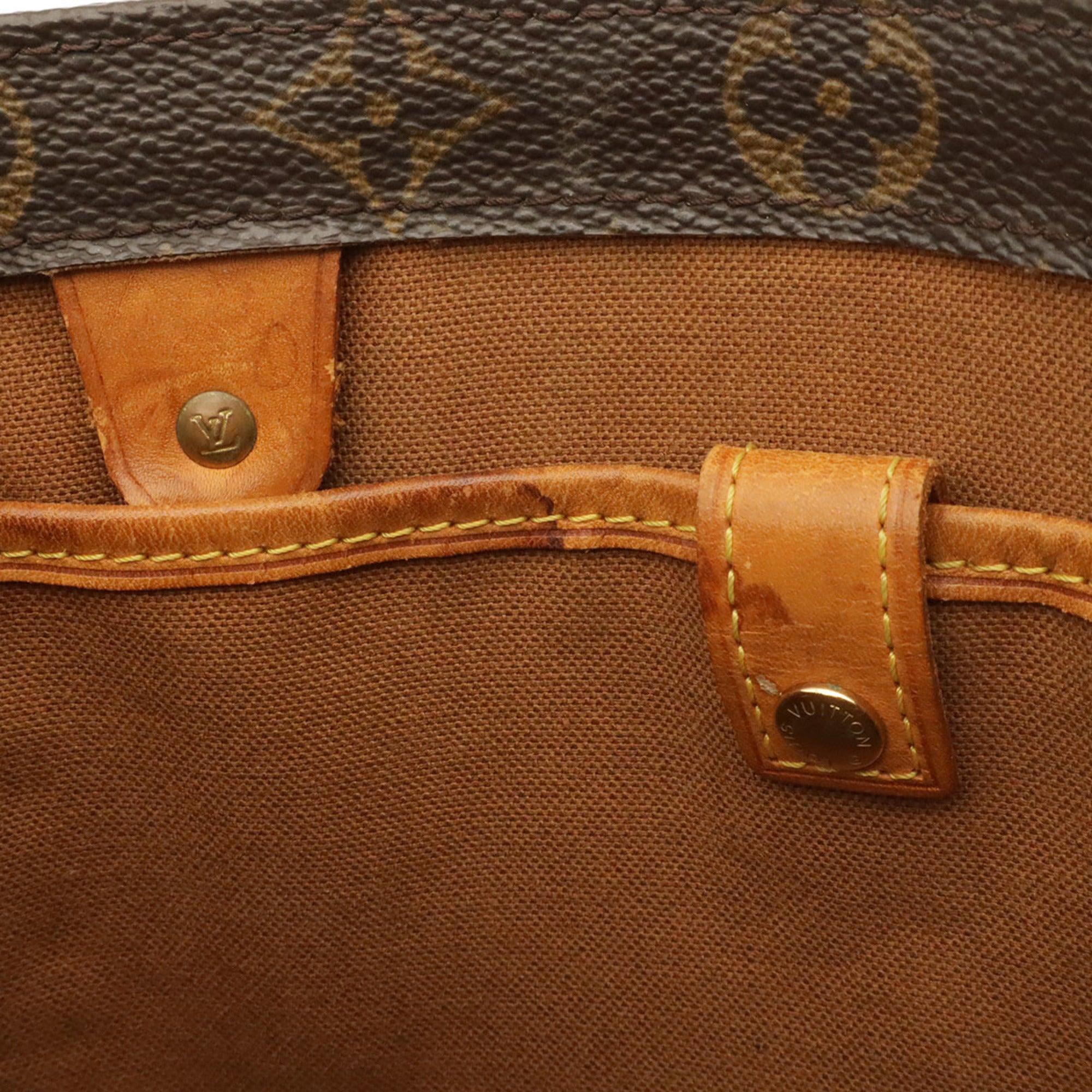 Louis Vuitton Brown Monogram Canvas Handbag Tote Bag (Pre-Owned)