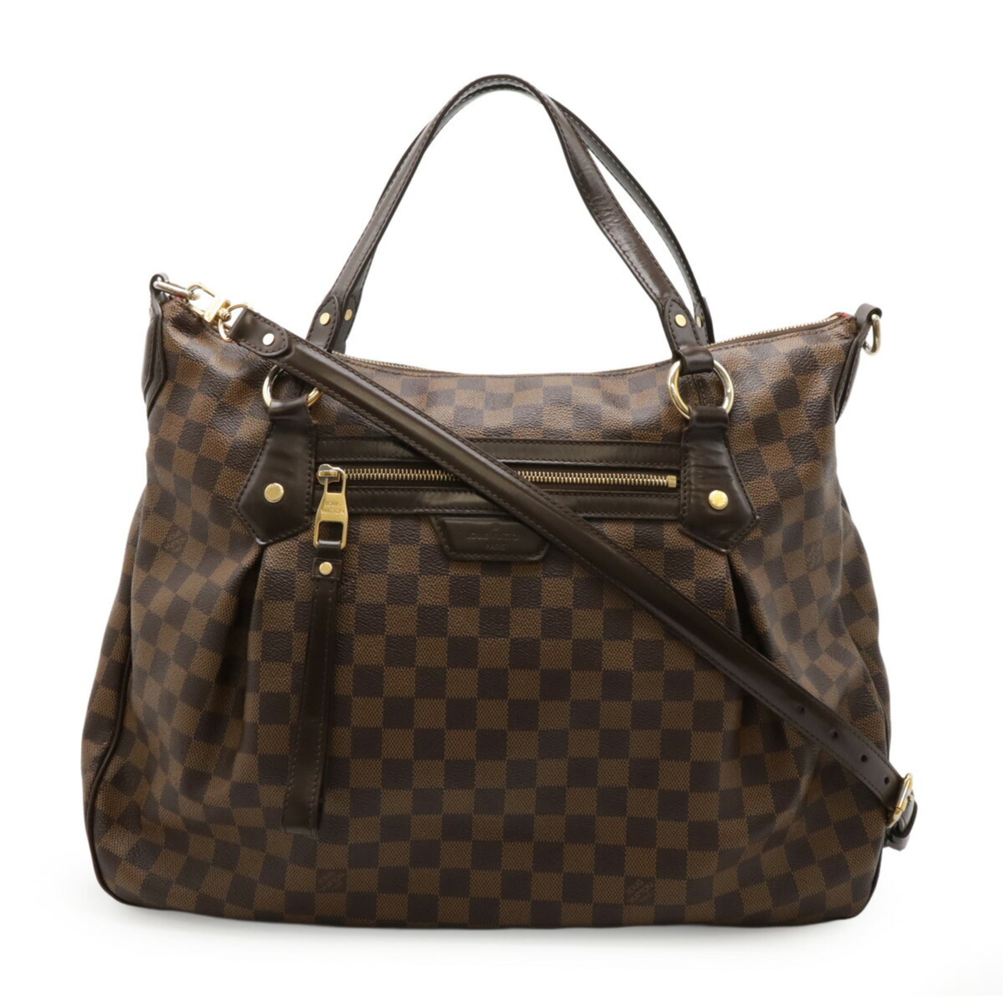 Louis Vuitton Brown Pvc Shoulder Bag Tote Bag (Pre-Owned)