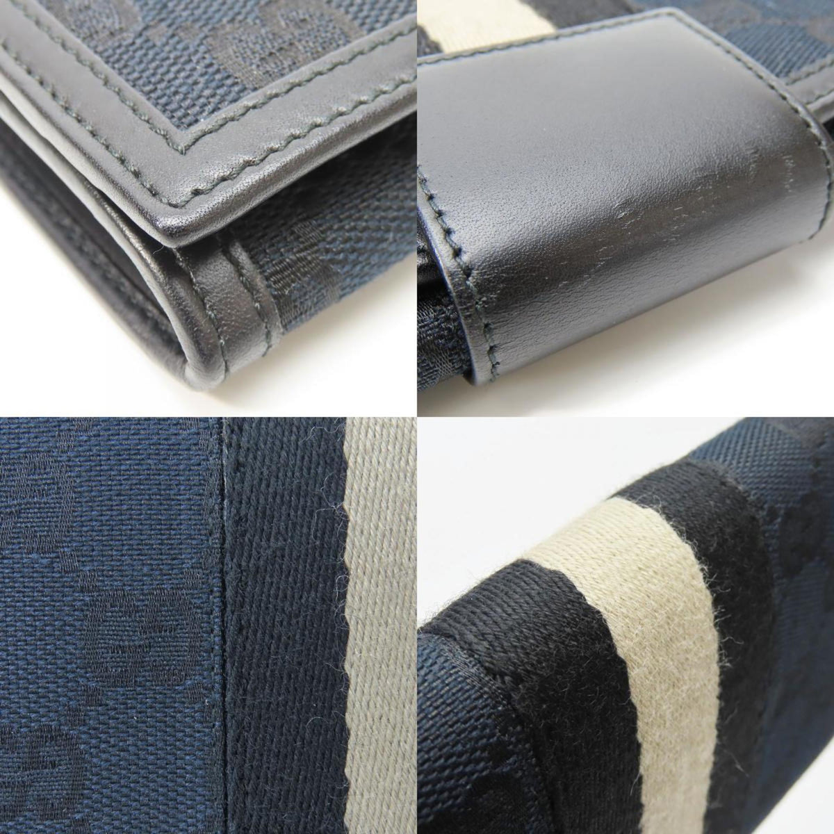Gucci Black Gg Canvas Coin Purse/Coin Case (Pre-Owned)