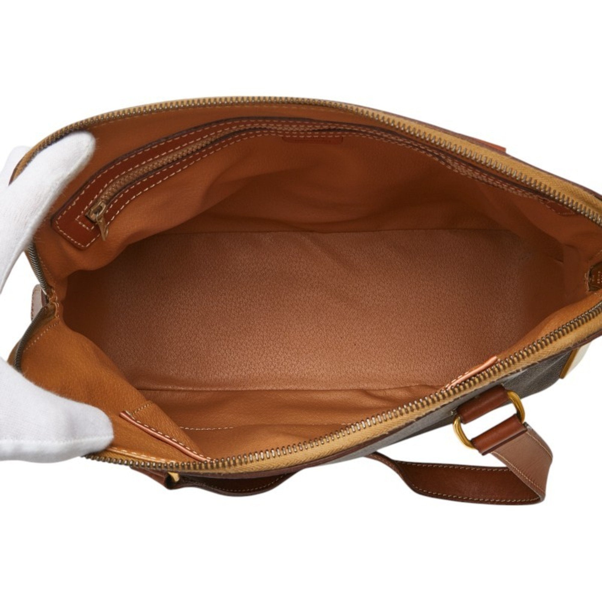 Celine Brown Pvc Leather Handbag Shoulder Bag (Pre-Owned)