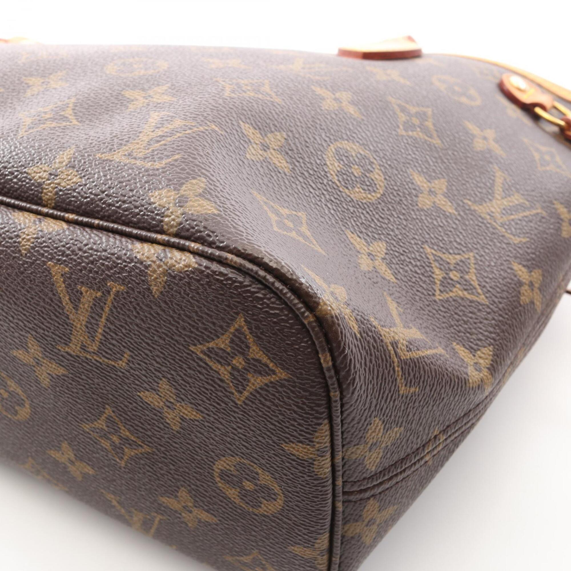Louis Vuitton Brown Monogram Pvc Coated Canvas Leather Handbag Tote Bag (Pre-Owned)