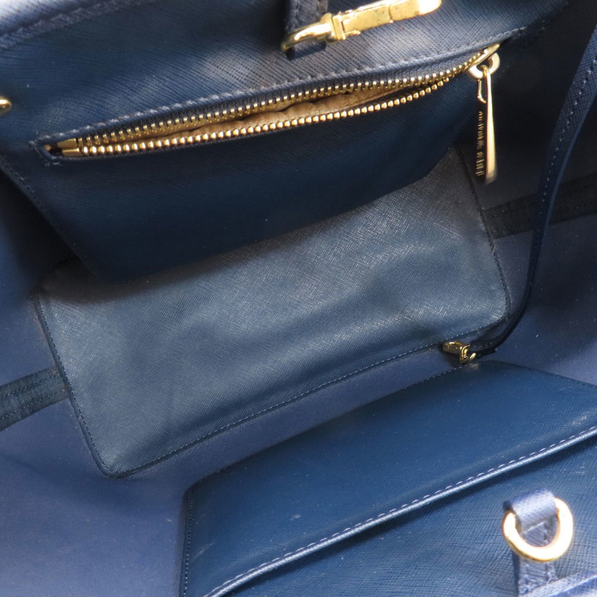 Michael Kors Navy Pvc Tote Bag (Pre-Owned)