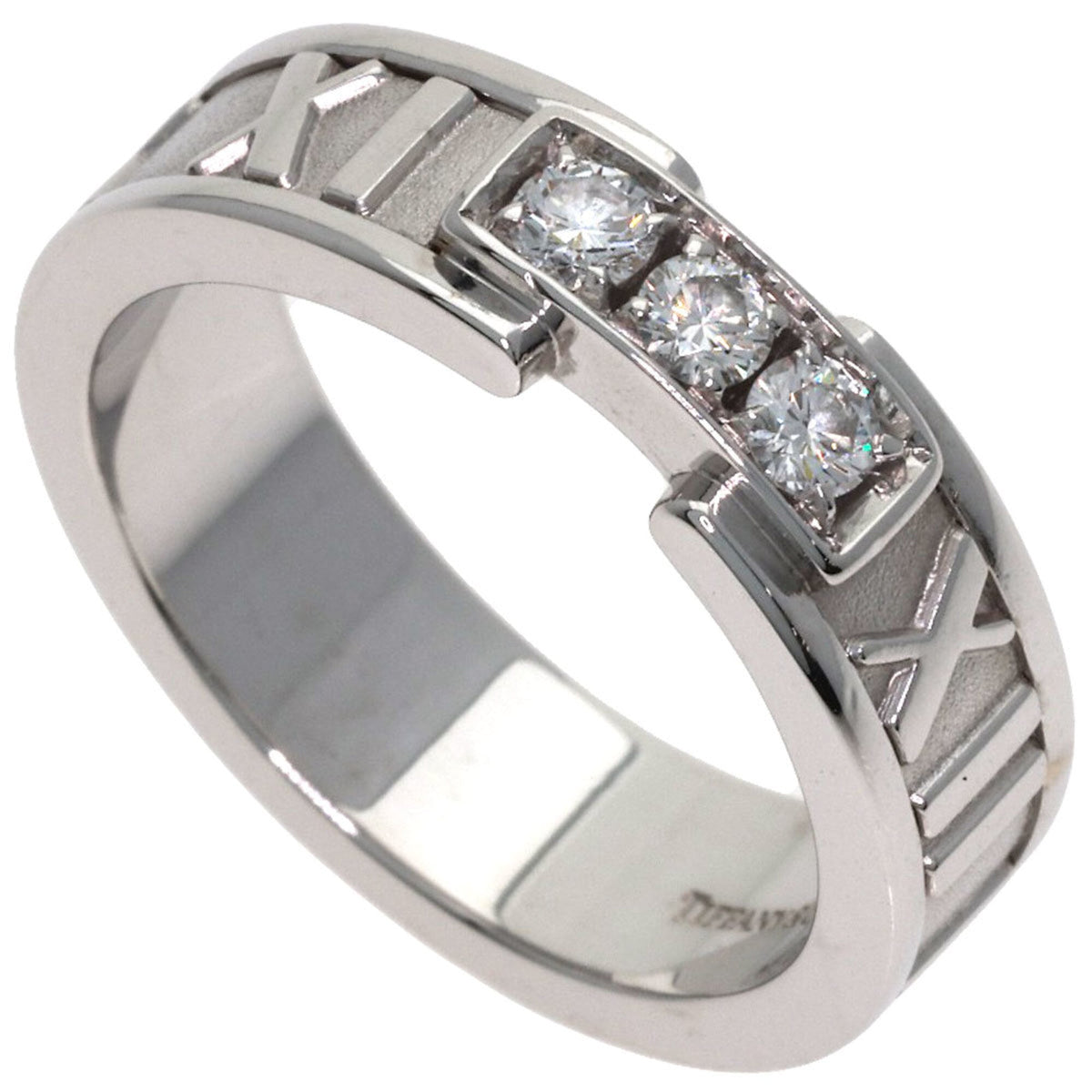 Tiffany White Gold (18K) Band Ring (Pre-Owned)