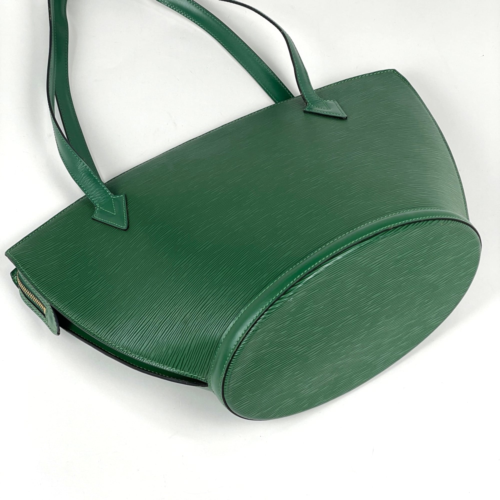 Louis Vuitton Borneo Green Epi Leather Shoulder Bag Tote Bag (Pre-Owned)