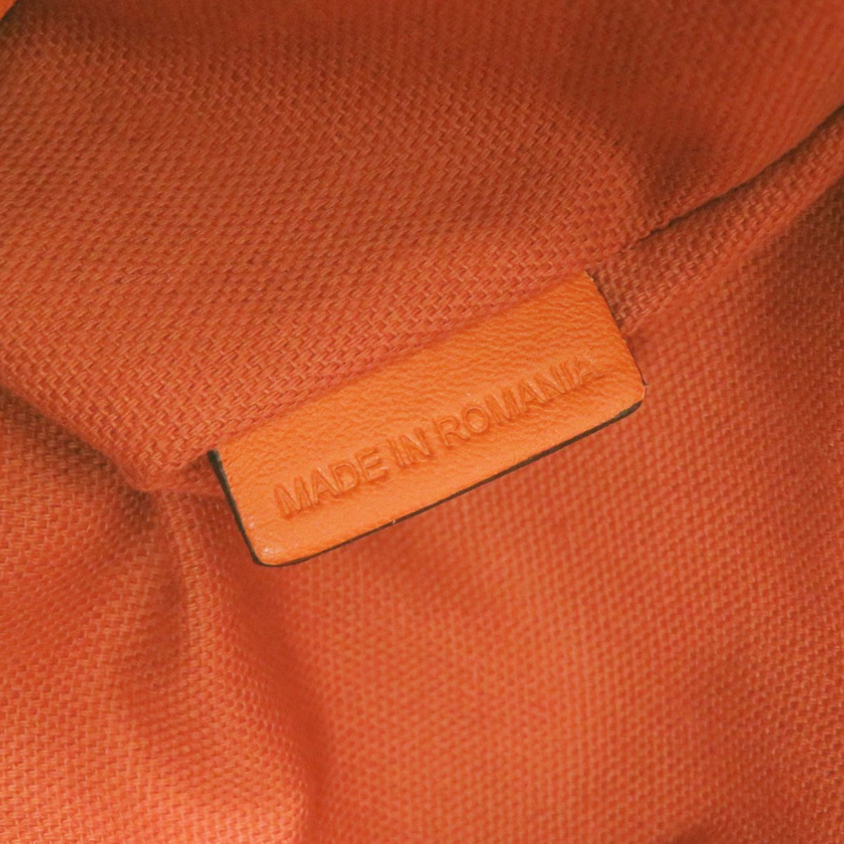 Burberry Orange Leather Tote Bag (Pre-Owned)