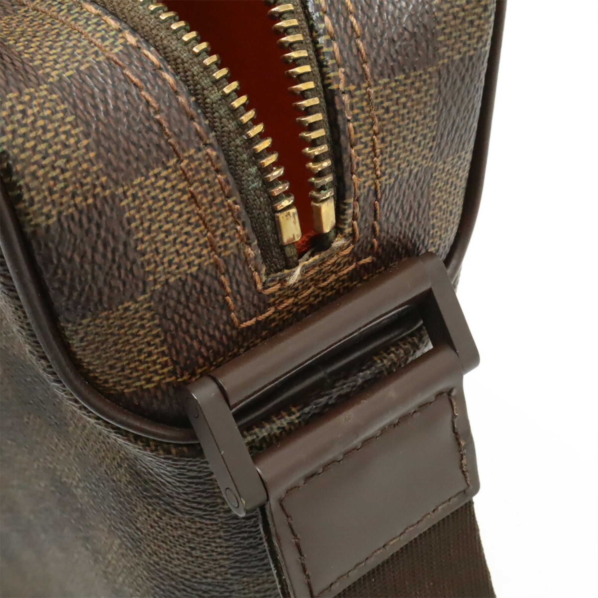 Louis Vuitton Brown Pvc Coated Canvas Damier Canvas Pochette Shoulder Bag (Pre-Owned)