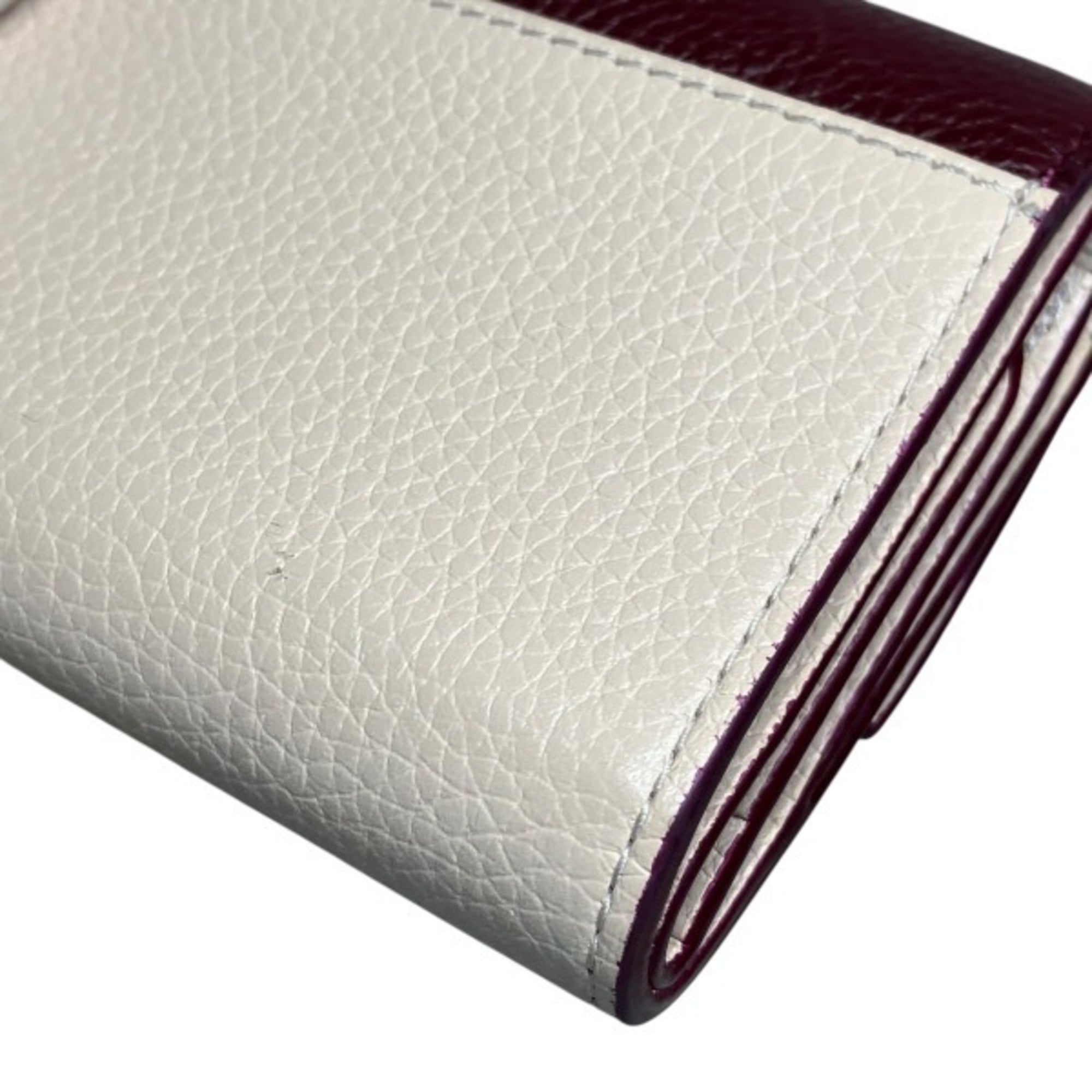 Gucci Brown Pink Leather Wallet (Tri-Fold) (Pre-Owned)