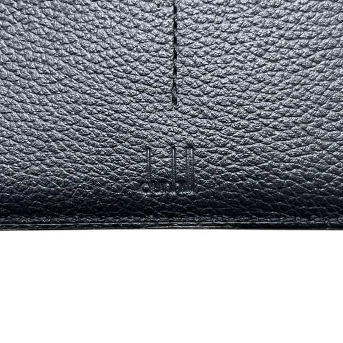 Dunhill Black Leather Long Wallet (Bi-Fold) (Pre-Owned)