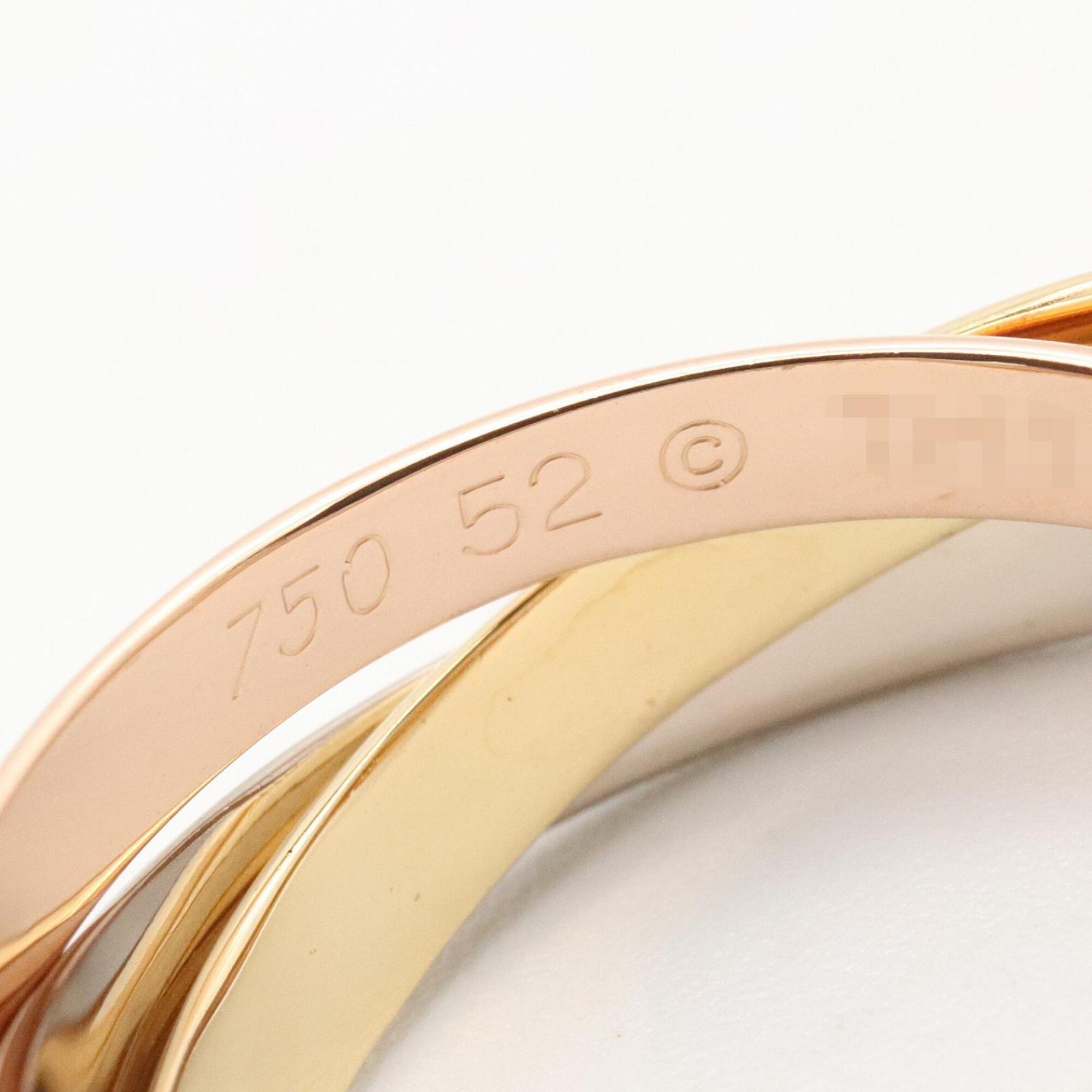 Cartier Gold Silver Yellow Gold (18K) Pink Gold (18K) White Gold (18K) Band Ring (Pre-Owned)