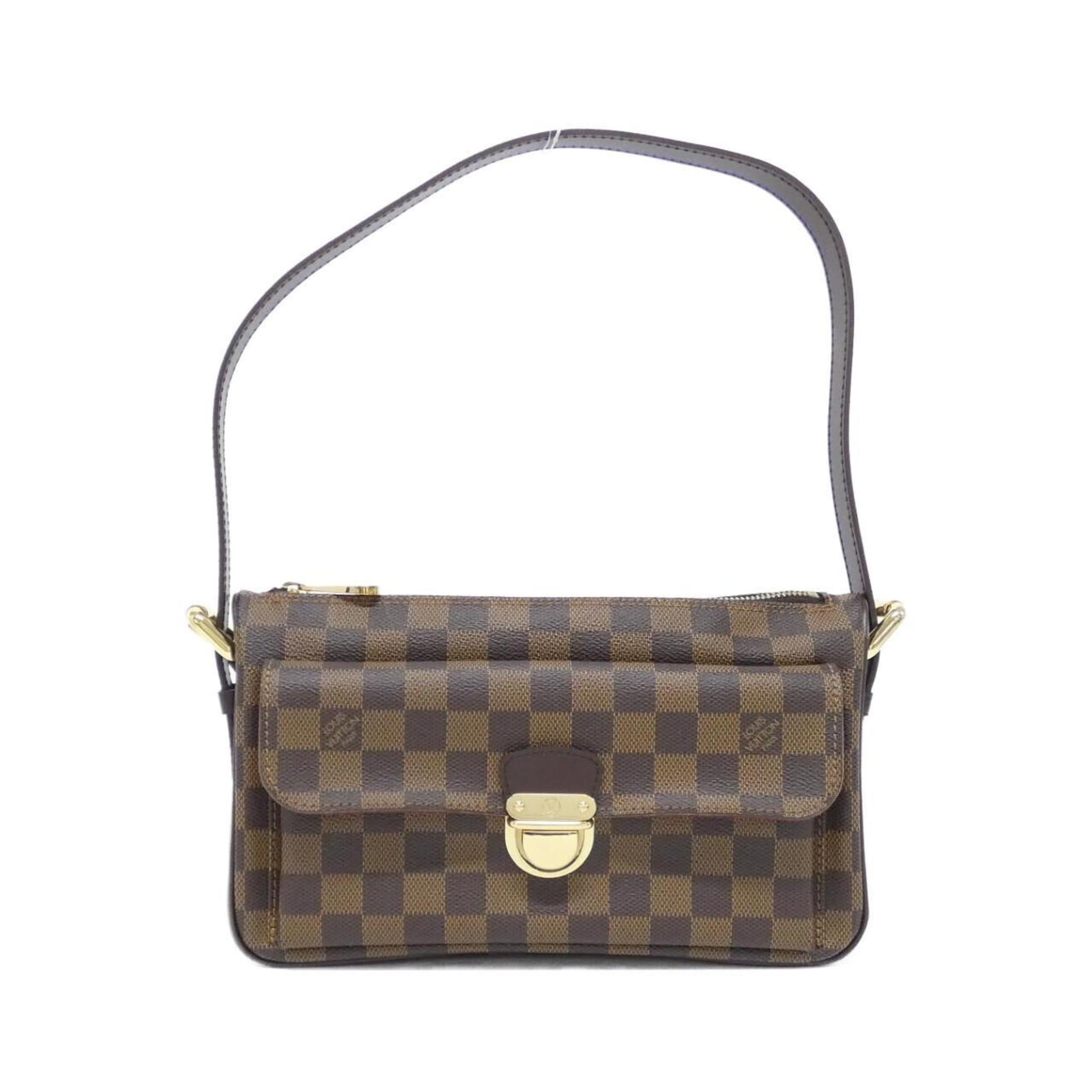 Louis Vuitton Ebene Coated Canvas Shoulder Bag (Pre-Owned)