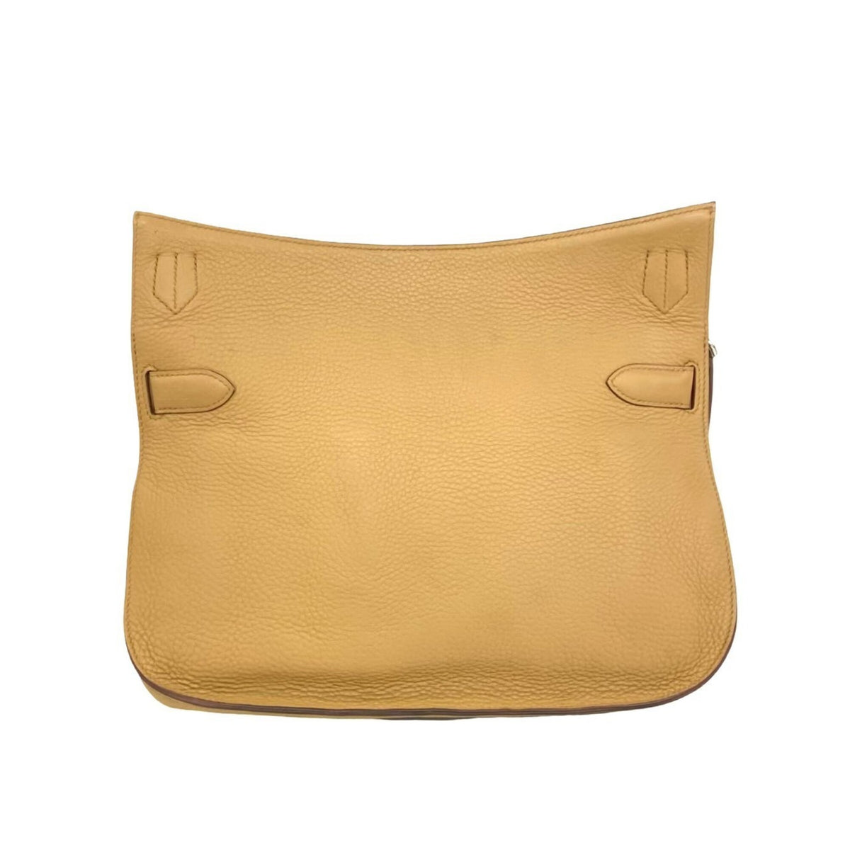 Hermes Beige Taurillon Clemence Leather Shoulder Bag (Pre-Owned)