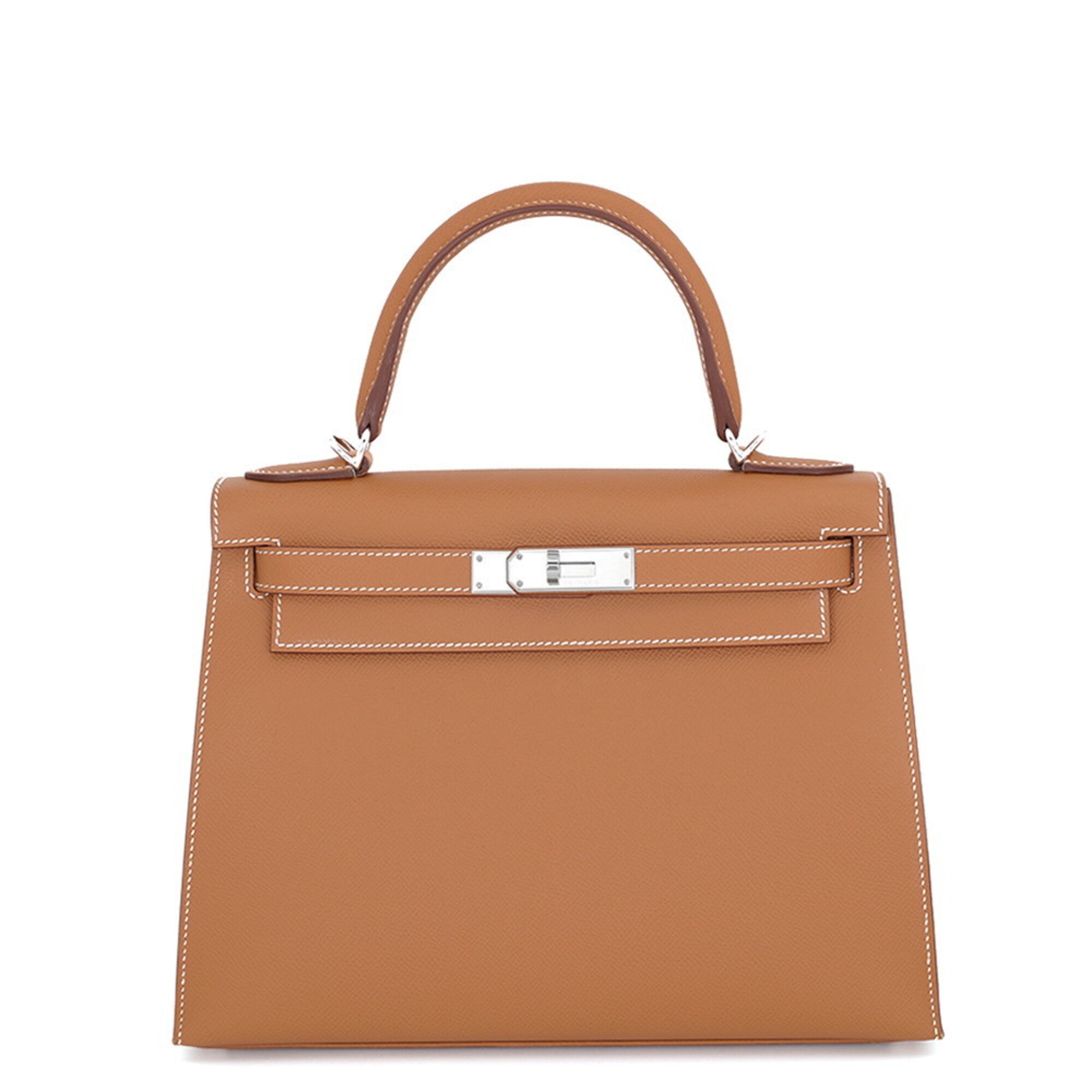Hermes Kelly Gold Epsom Leather Handbag (Pre-Owned)