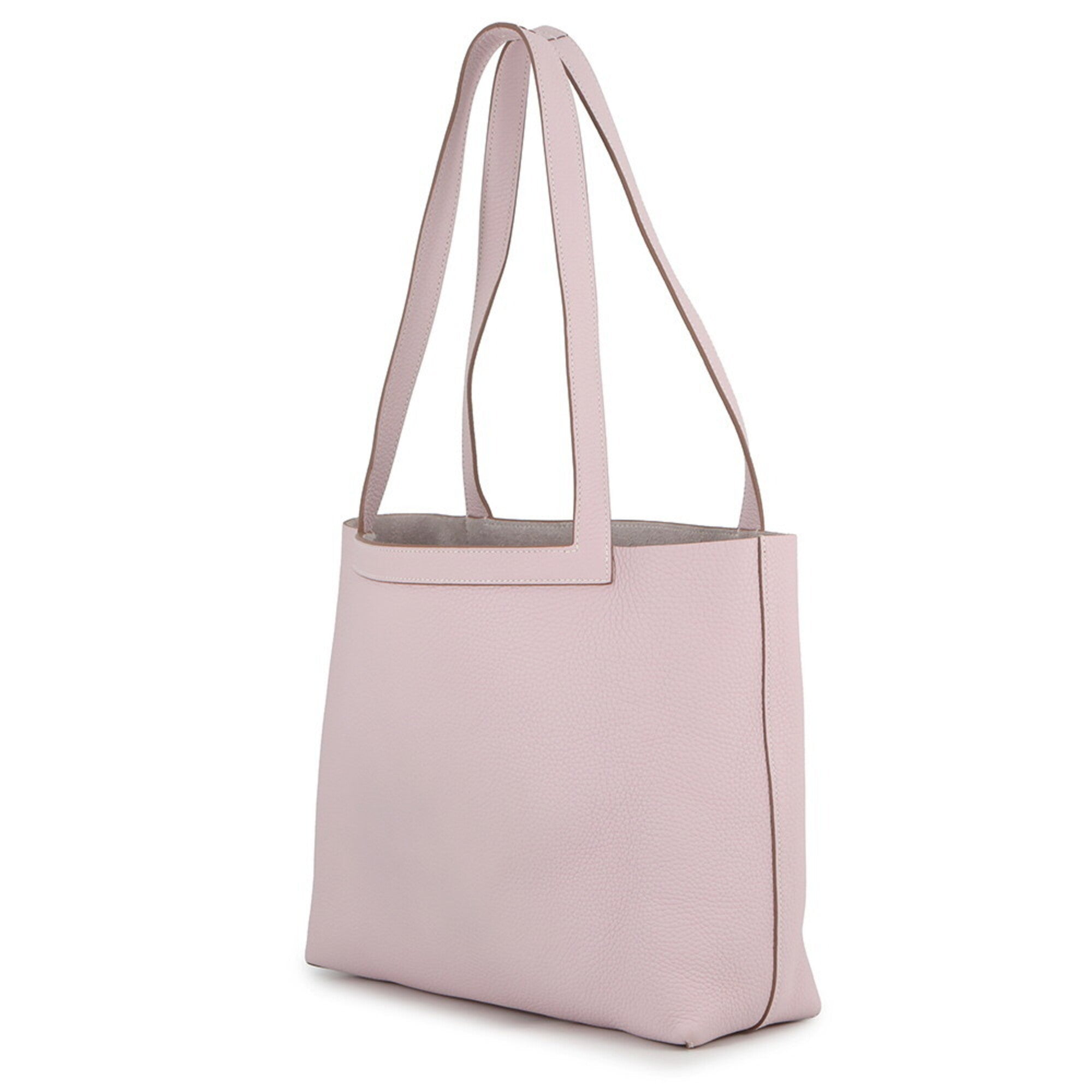 Hermes Light Pink Taurillon Clemence Leather Handbag Tote Bag (Pre-Owned)