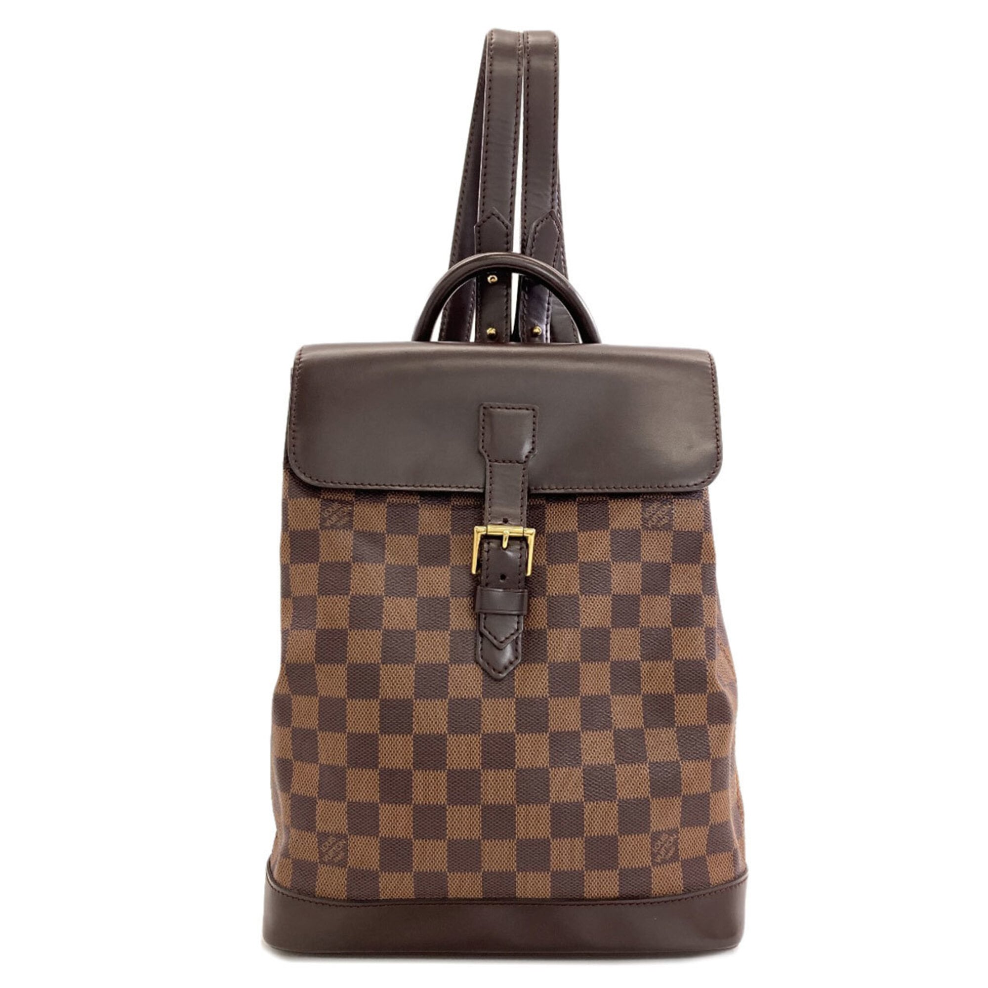 Louis Vuitton Damier Canvas Ebene Damier Canvas Backpack (Pre-Owned)